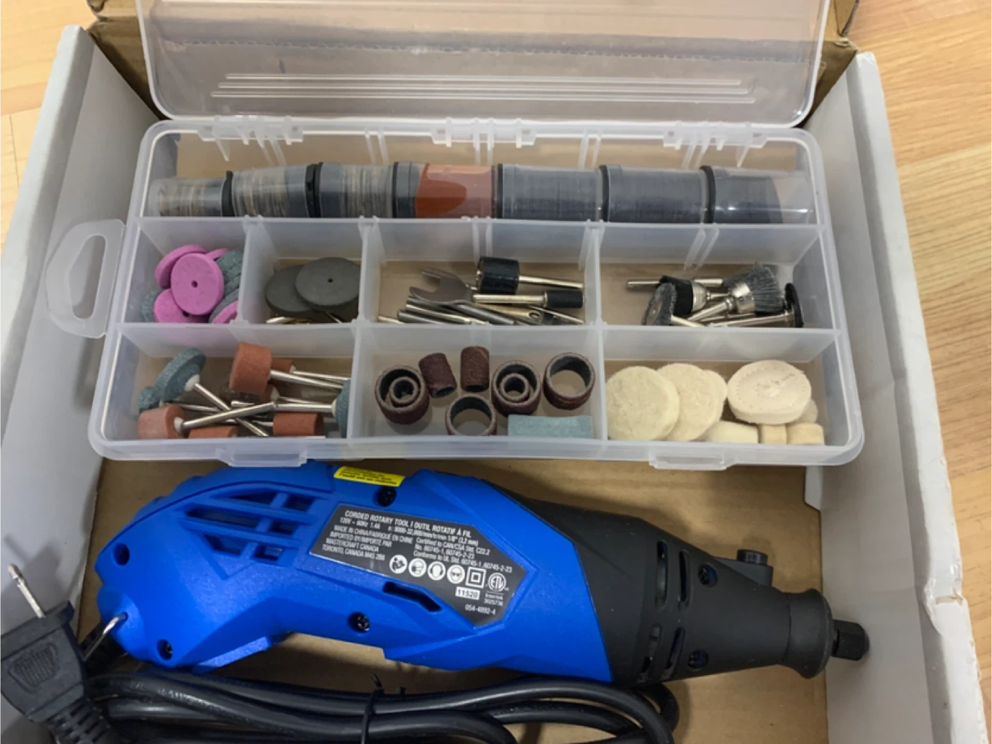 Mastercraft Corded Rotary Tool Kit - 251 Pieces - photo 4