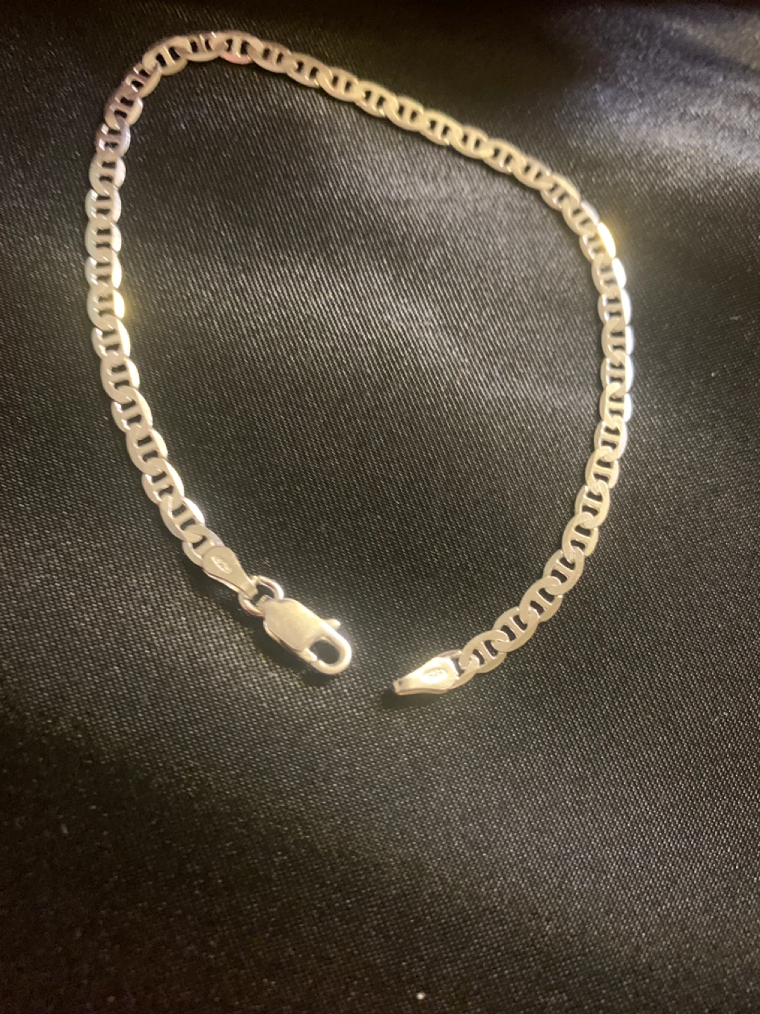 Silver Mariner Link Chain Bracelet