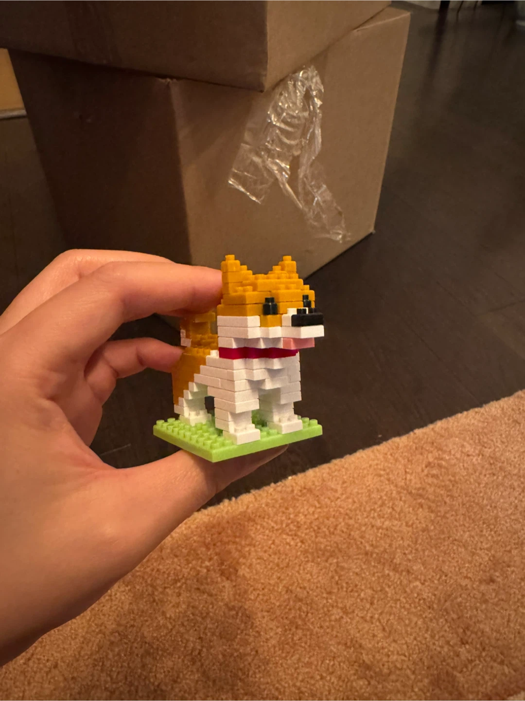 Shiba Inu Block Figure