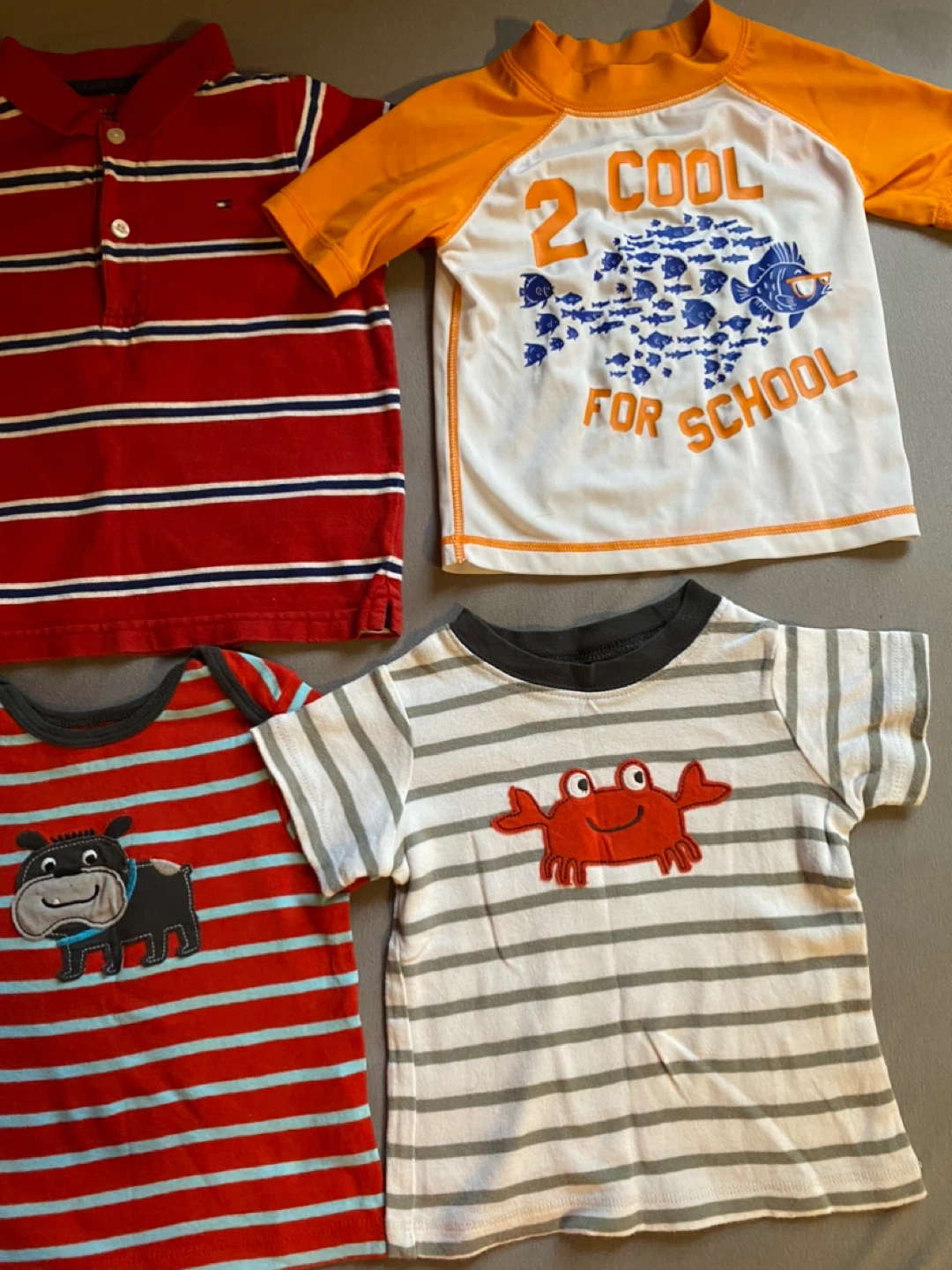 Summer shirts for boys size 18/24 months