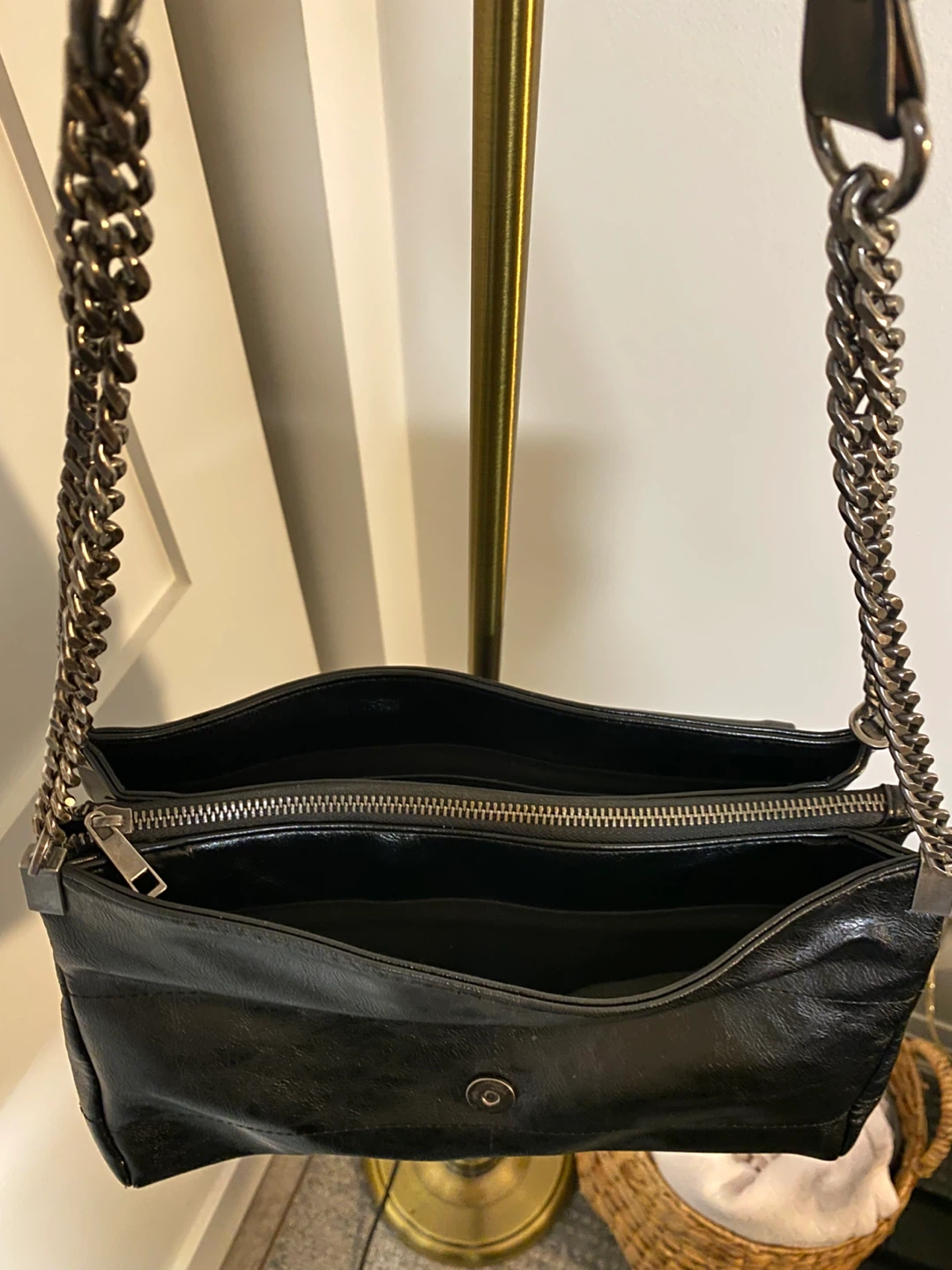 Zara Faux Leather Shoulder Bag - photo 3