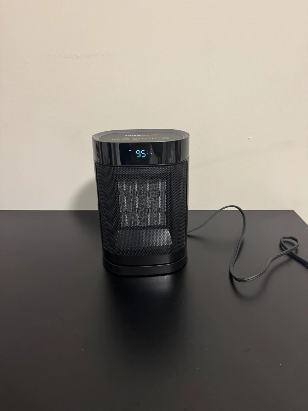 GiveBest Electric Oscillation Portable Space Heater - Black