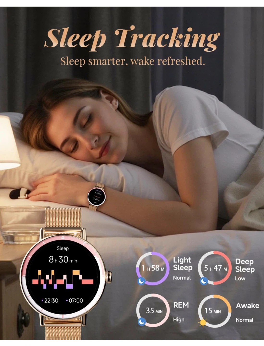 TOOBUR Smart Watch - Rose Gold - photo 5