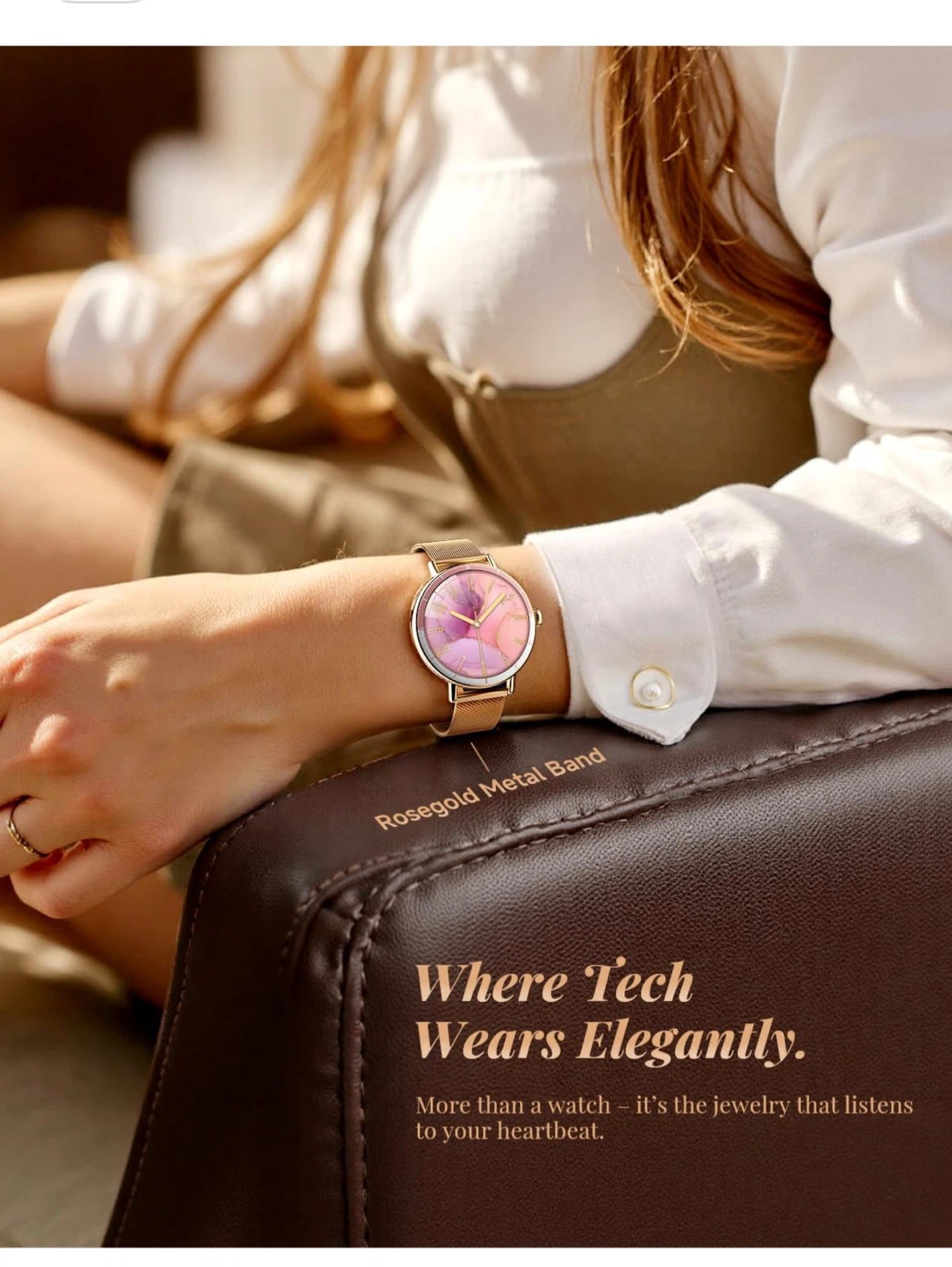 TOOBUR Smart Watch - Rose Gold - photo 3
