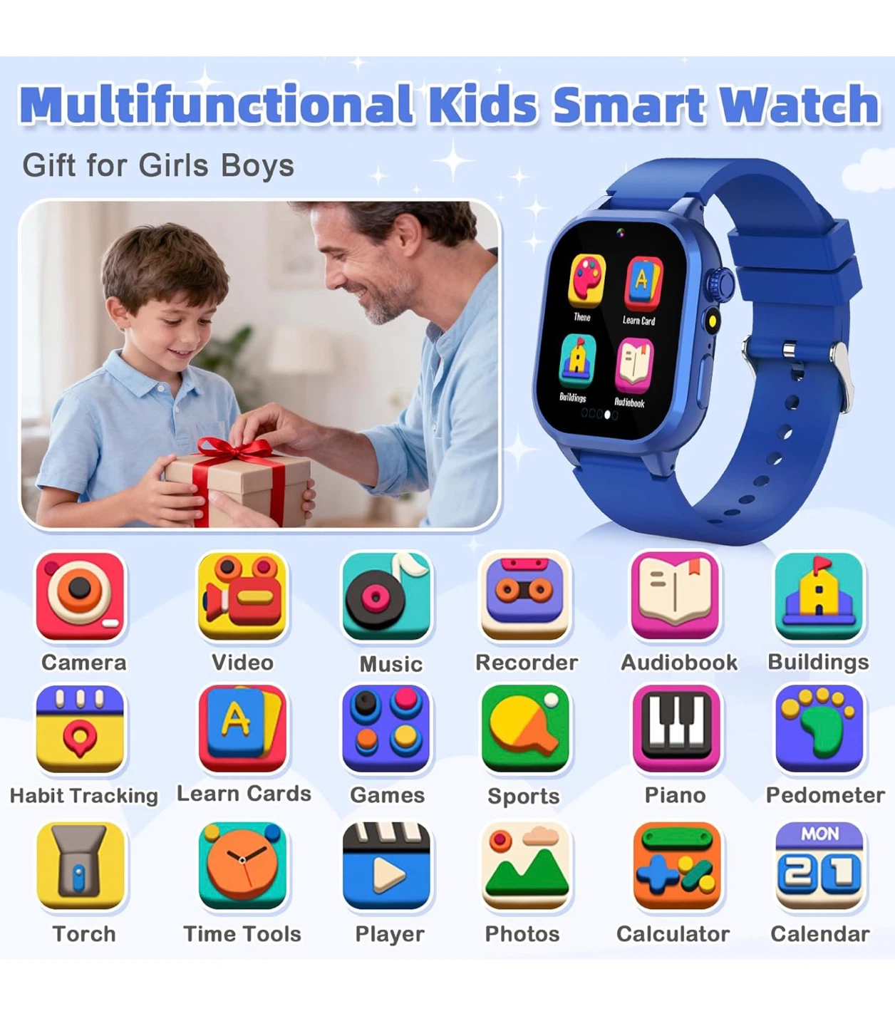 Kids Smart Watch - Blue - photo 3
