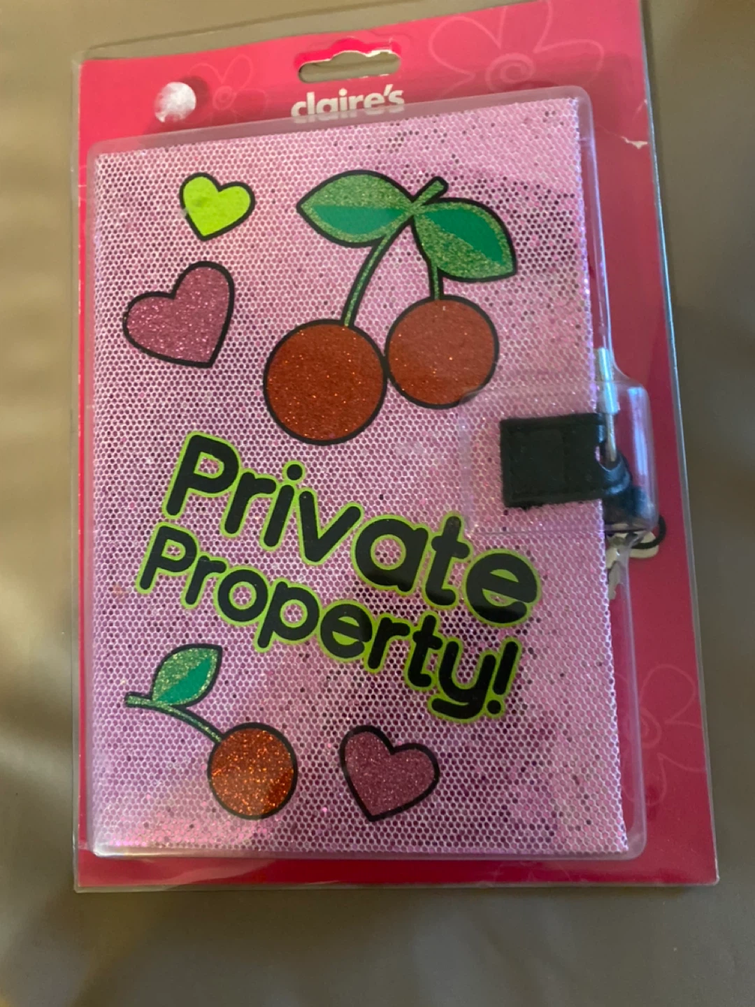 Diary book with lock / new