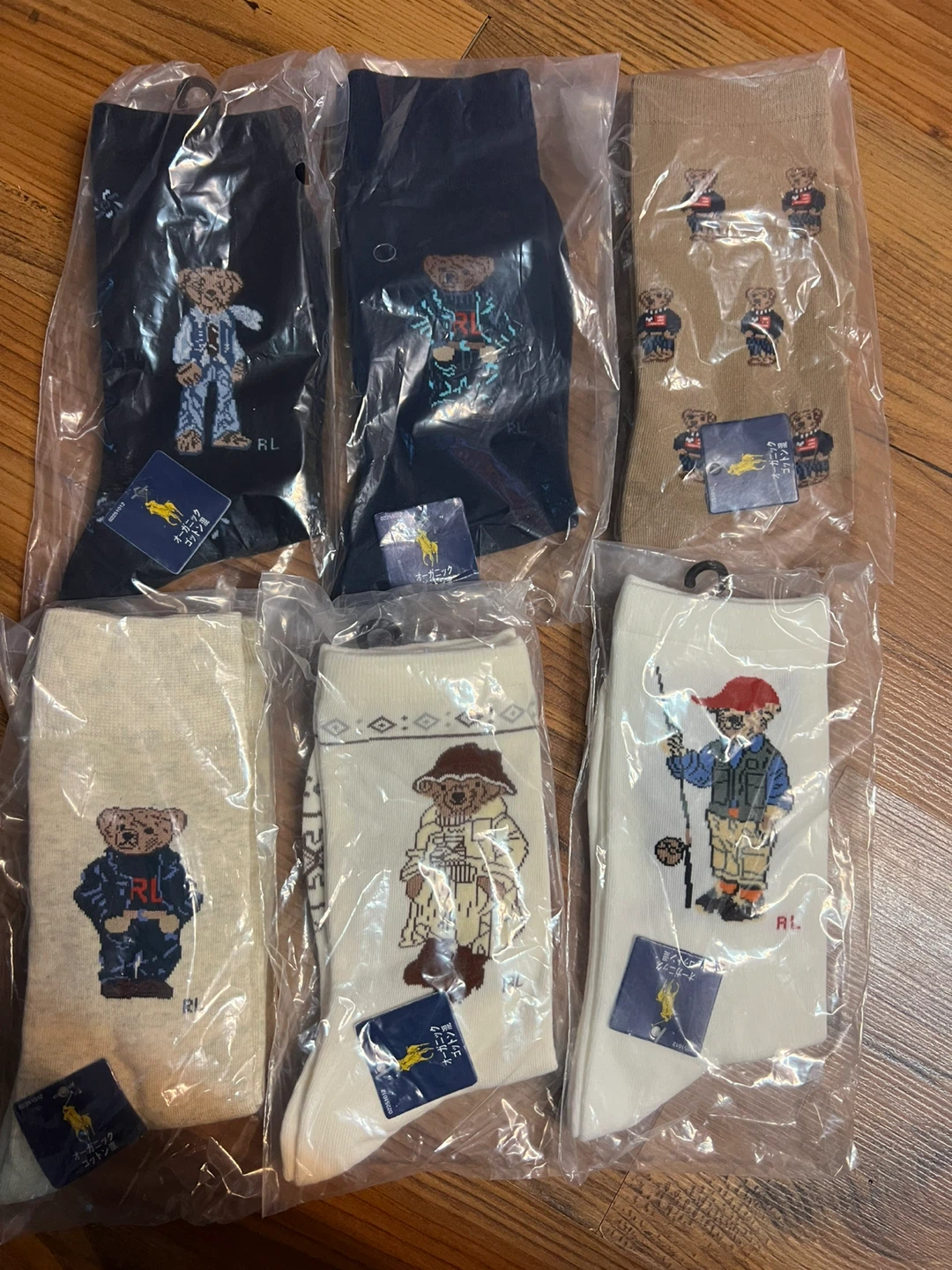 New Ralph Lauren Polo Bear Socks