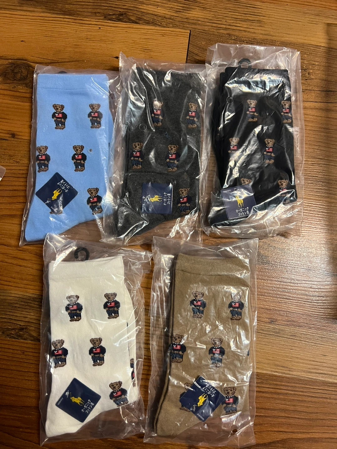 New Ralph Lauren Polo Bear Socks - photo 2