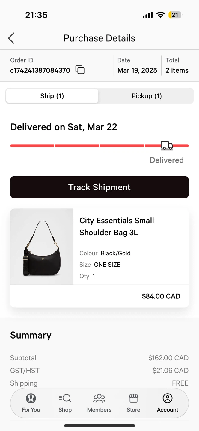 LULULEMON City Essentials Shoulder Bag 3L (Value: $84) - photo 4