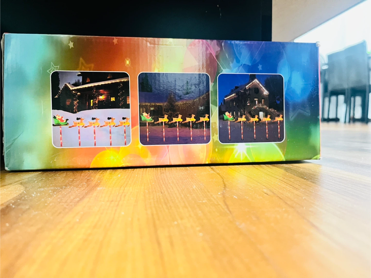 Christmas Santa Sleigh & Reindeer Pathway Lights