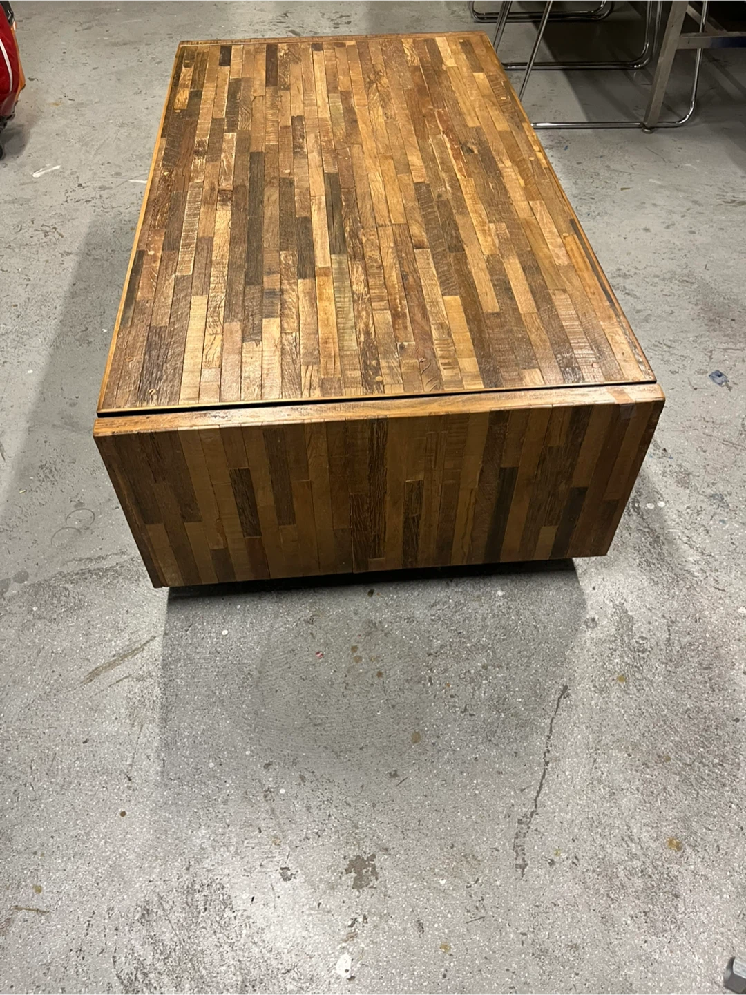 Wood Coffee Table with Storage