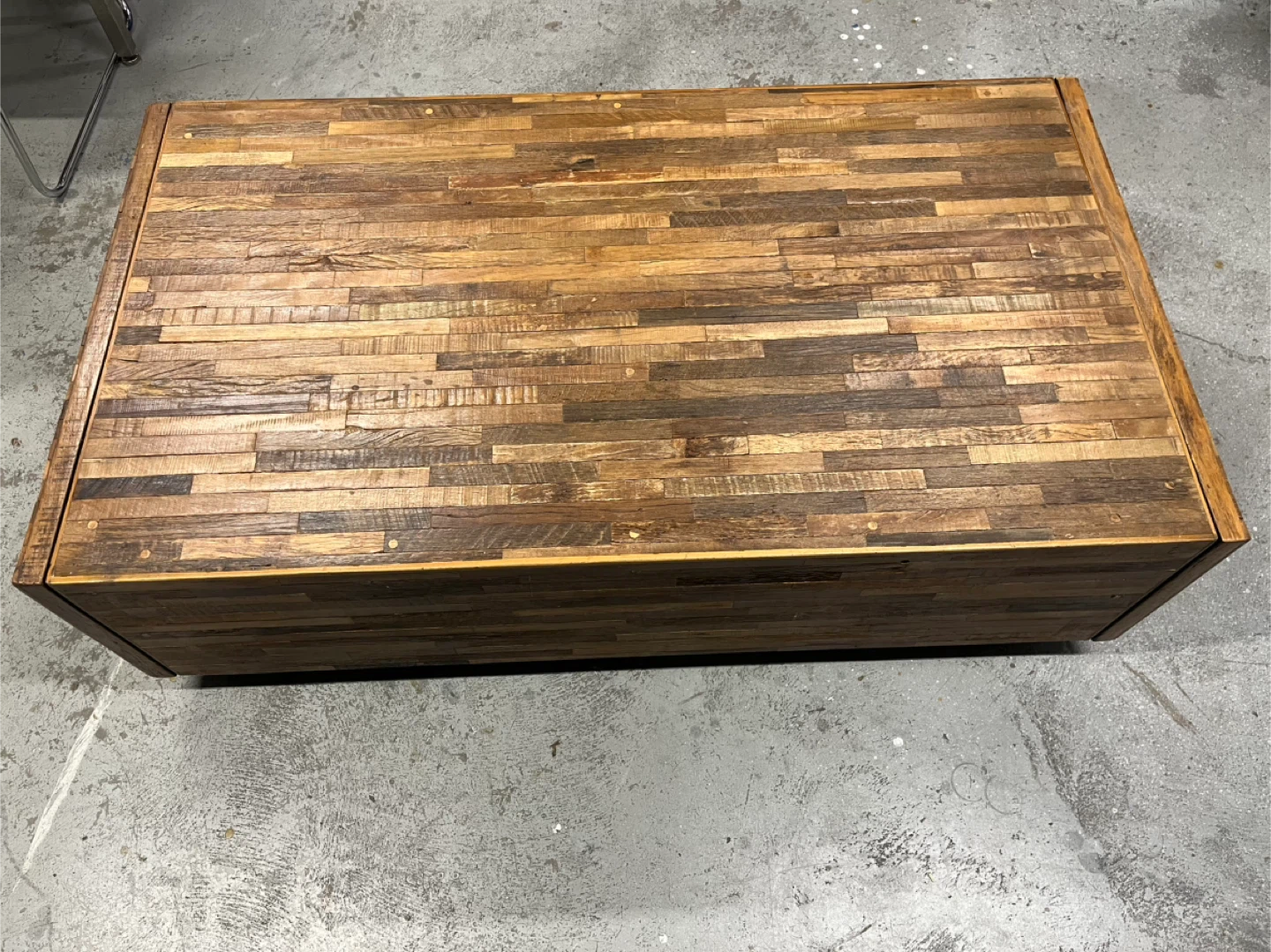 Wood Coffee Table with Storage - photo 3