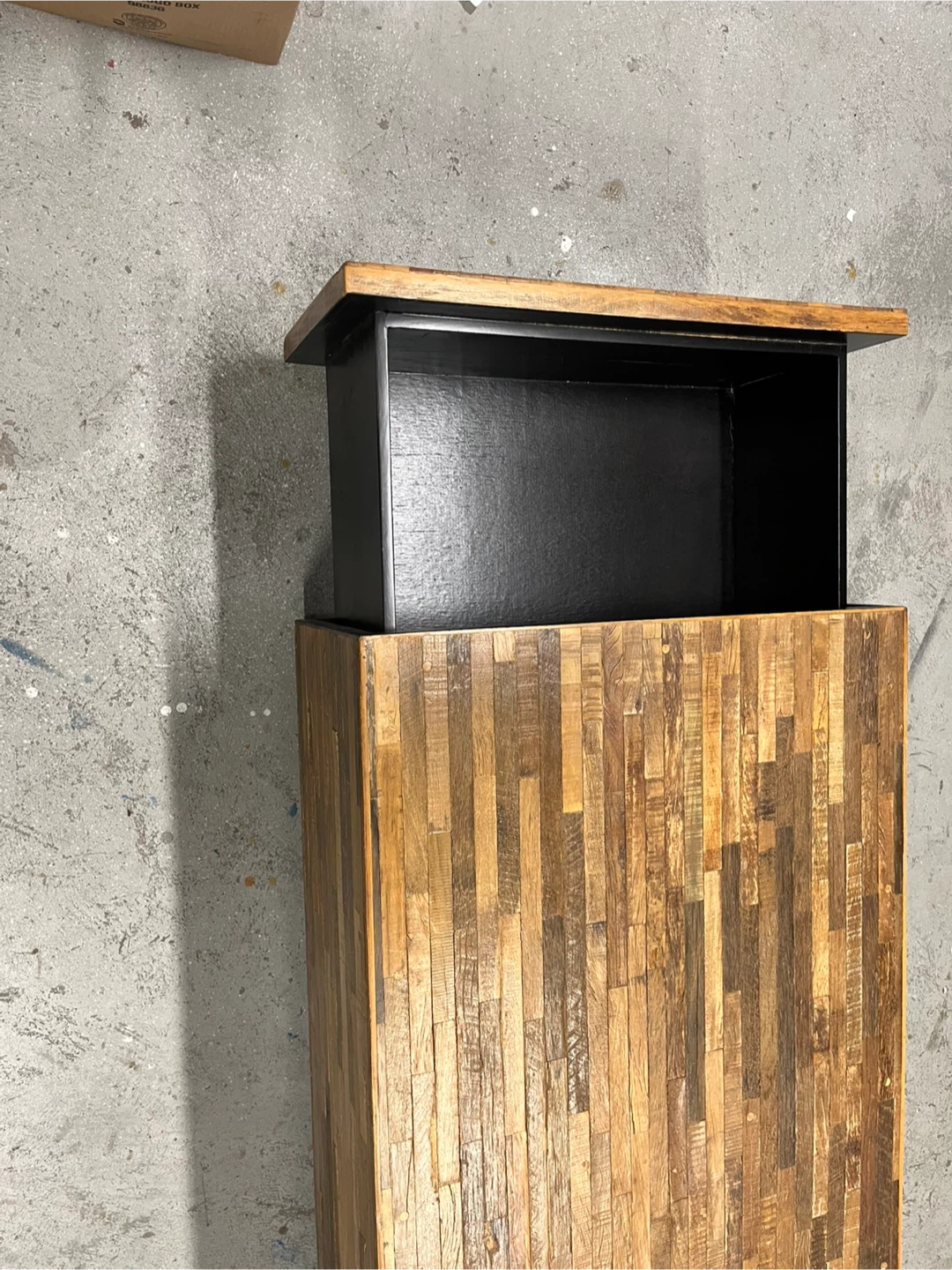 Wood Coffee Table with Storage - photo 5