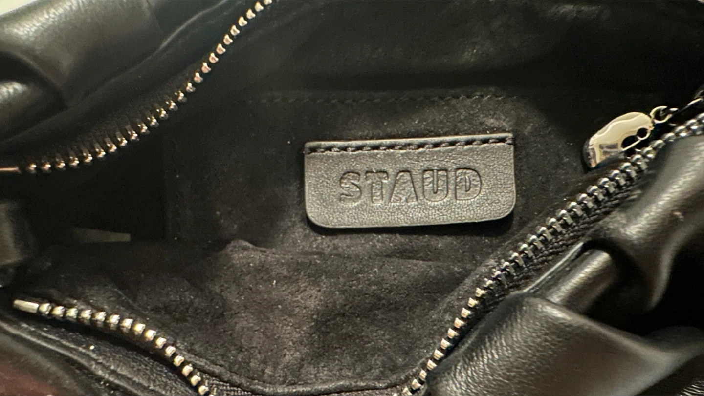 STAUD Bean Bag, 100% Leather (Value: $255) - photo 5