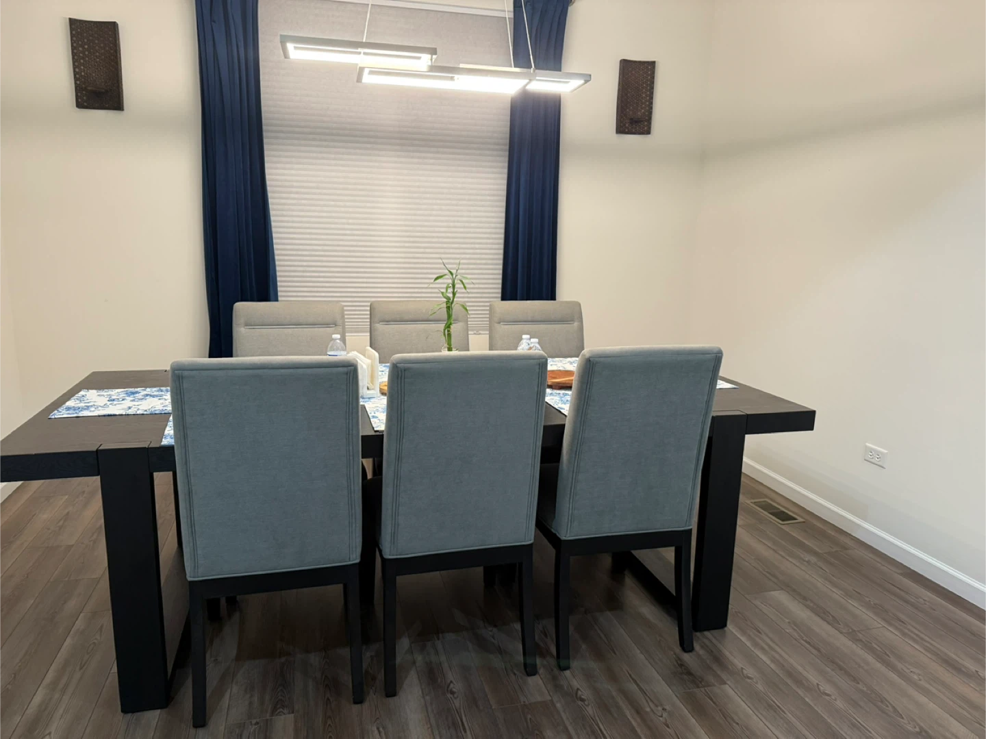 Dining Table with 6 Chairs & Placemats - photo 5