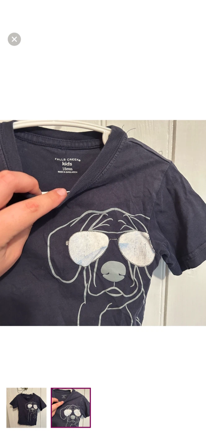 FALLEN CREEK KIDS Dog Graphic Tee - 18 Months - photo 2