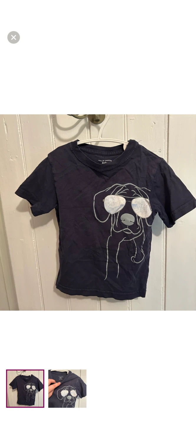 FALLEN CREEK KIDS Dog Graphic Tee - 18 Months