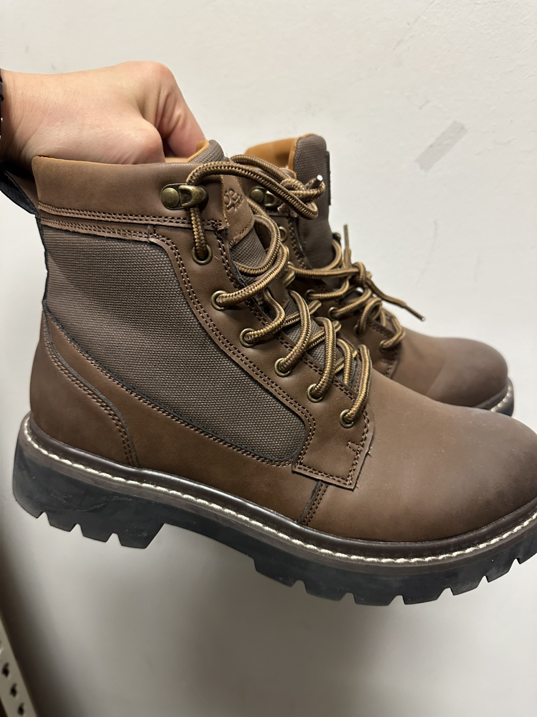 George Men's Brown Work Boots - Size 8 - photo 2