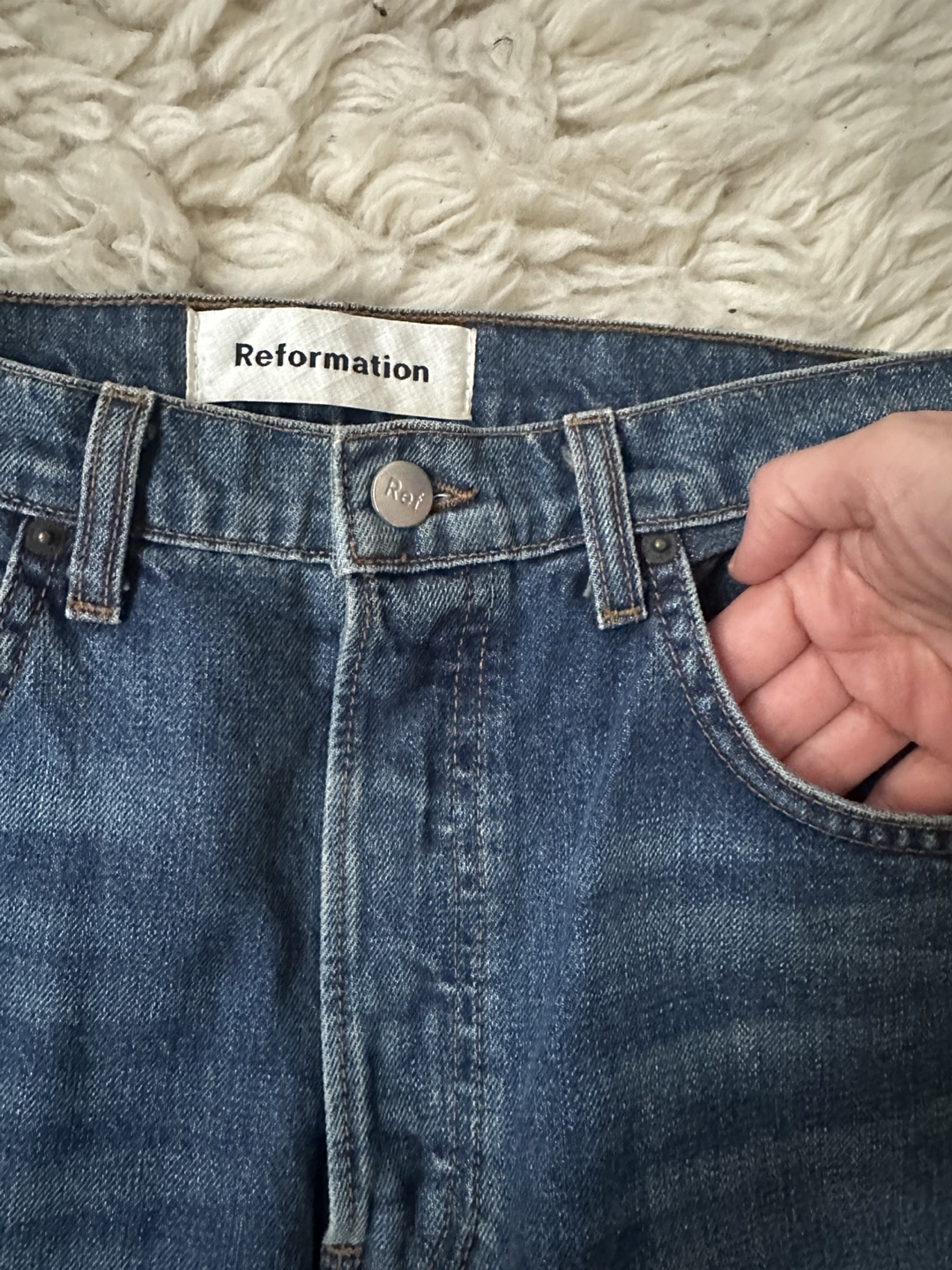 Reformation Teigen High Jeans Size 26 - photo 5