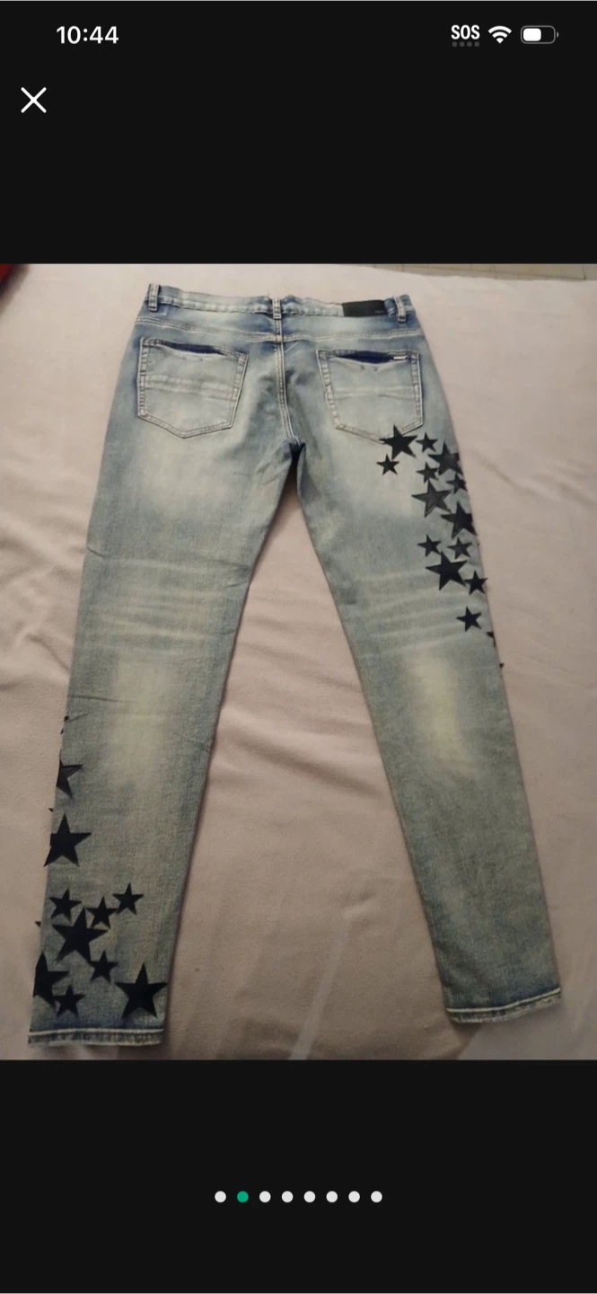 Amri Men's Jeans with Star Design - photo 2