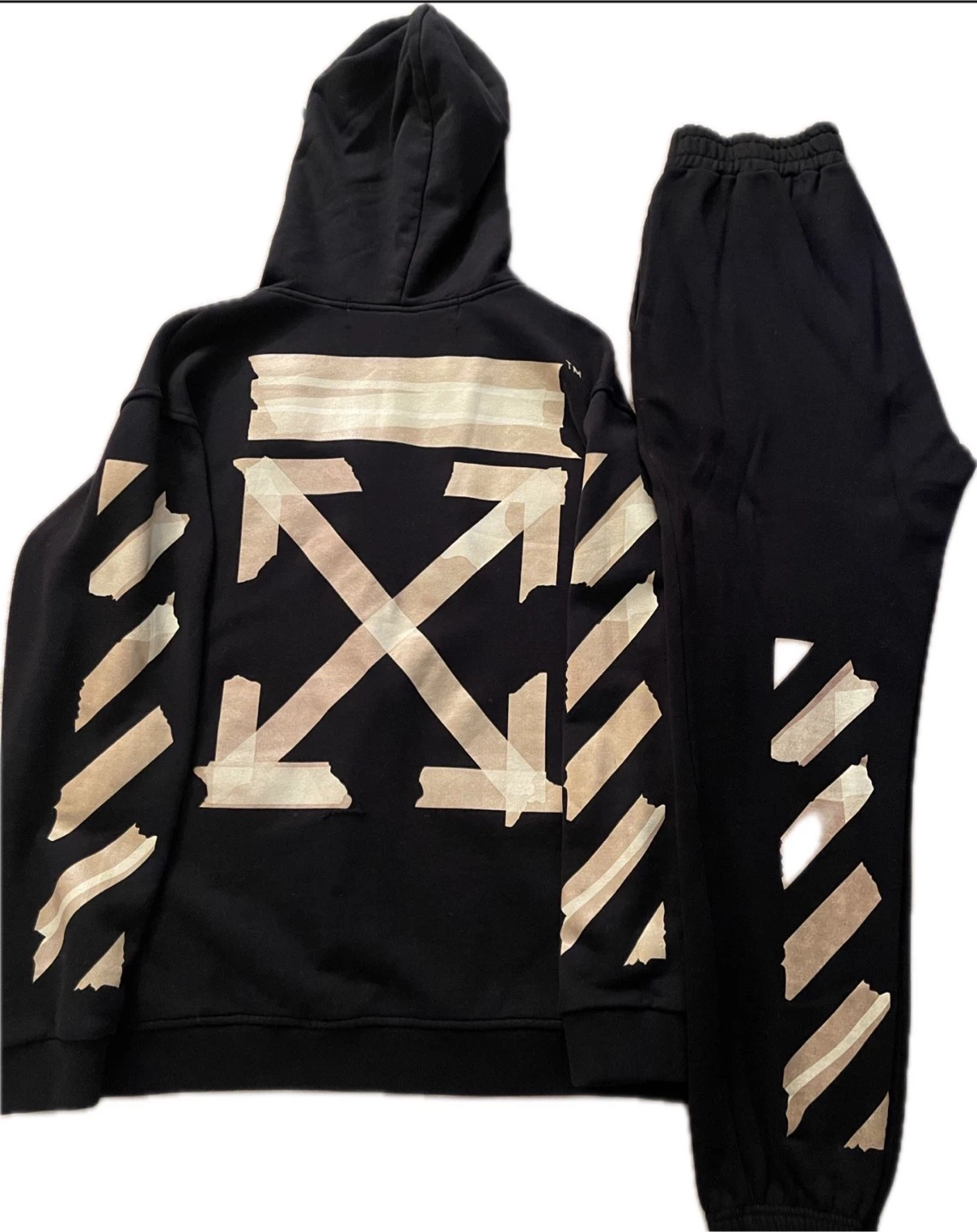 Off-White Black Tracksuit Set