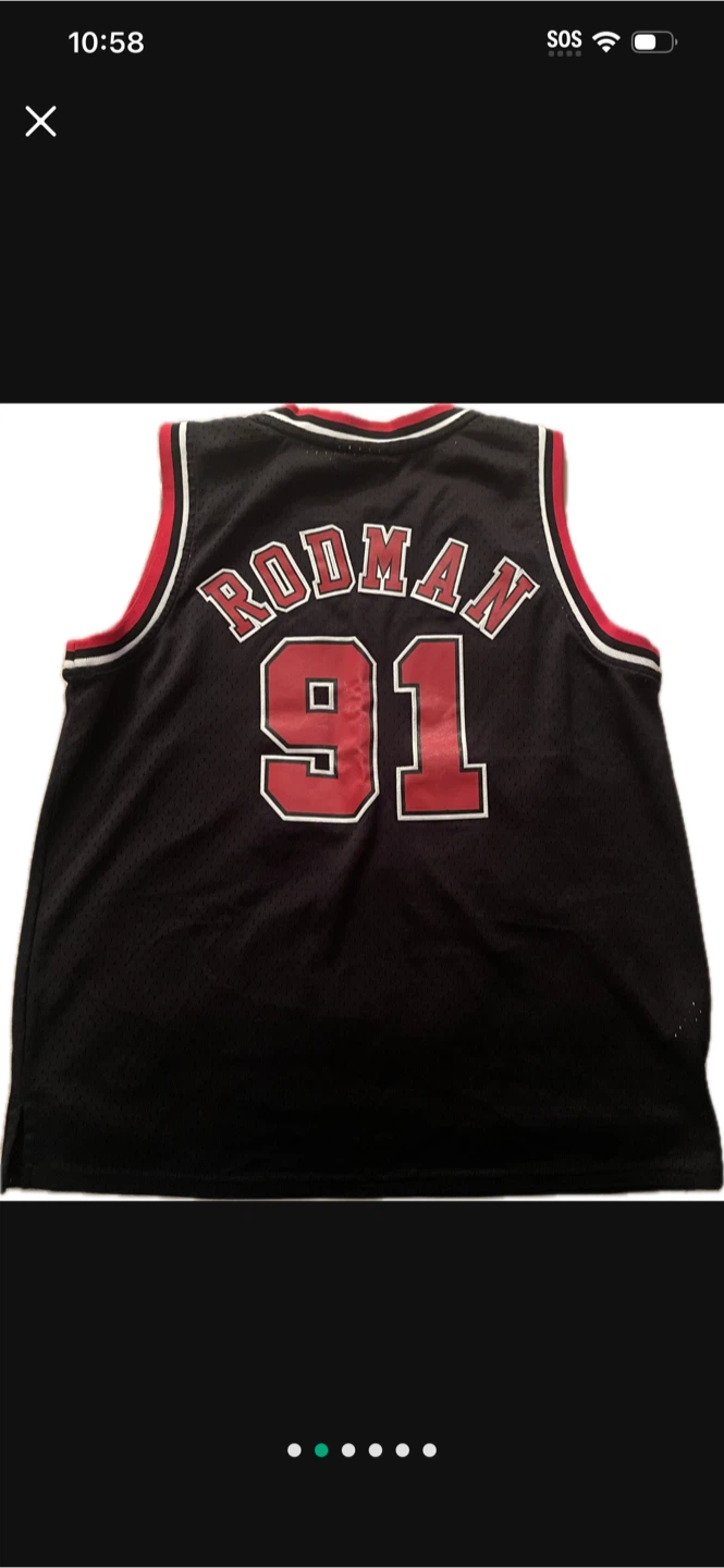 Mitchell & Ness Rodman Bulls Jersey - photo 2