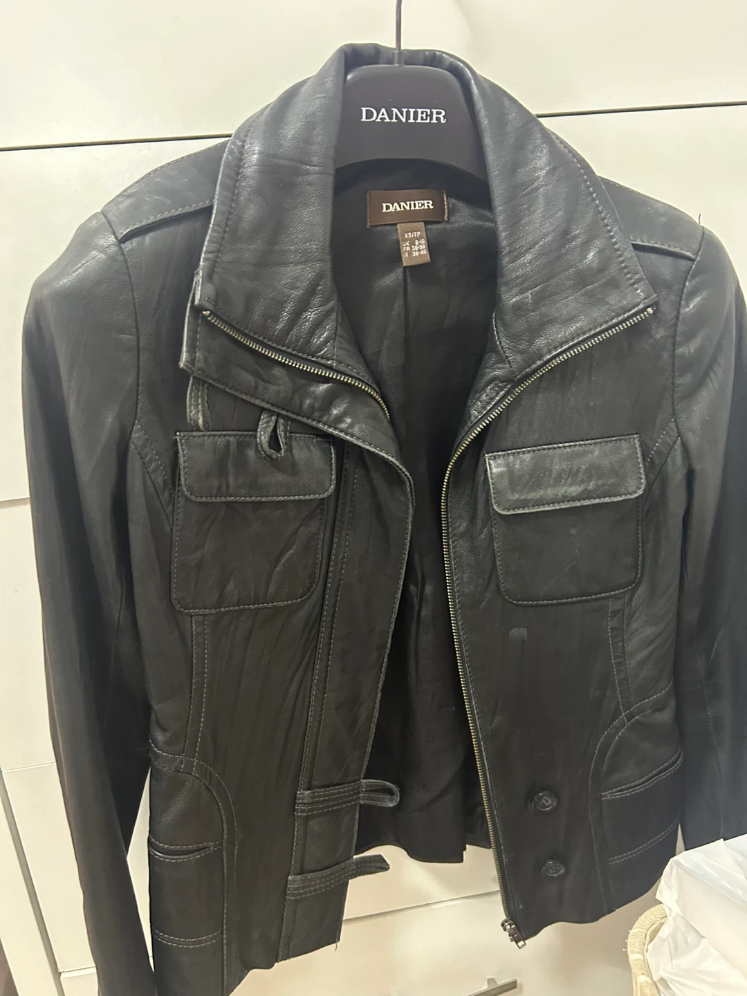 DANIER Leather Jacket - Size XS