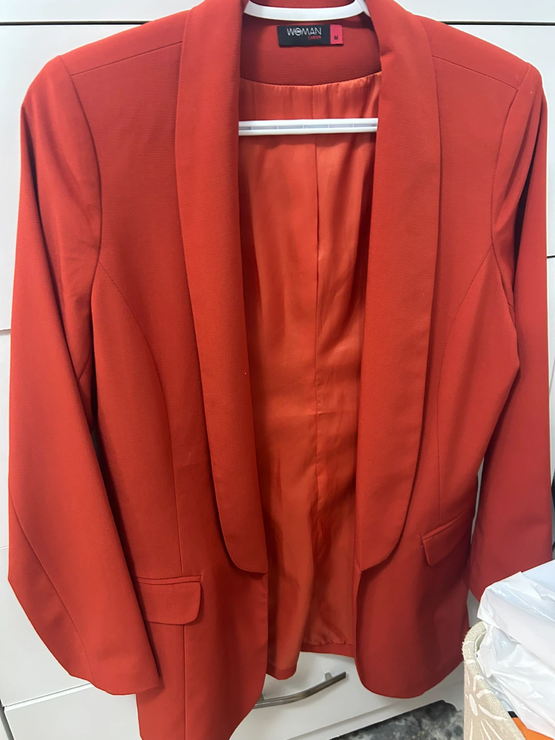 Woman Career Blazer - Size M - Red