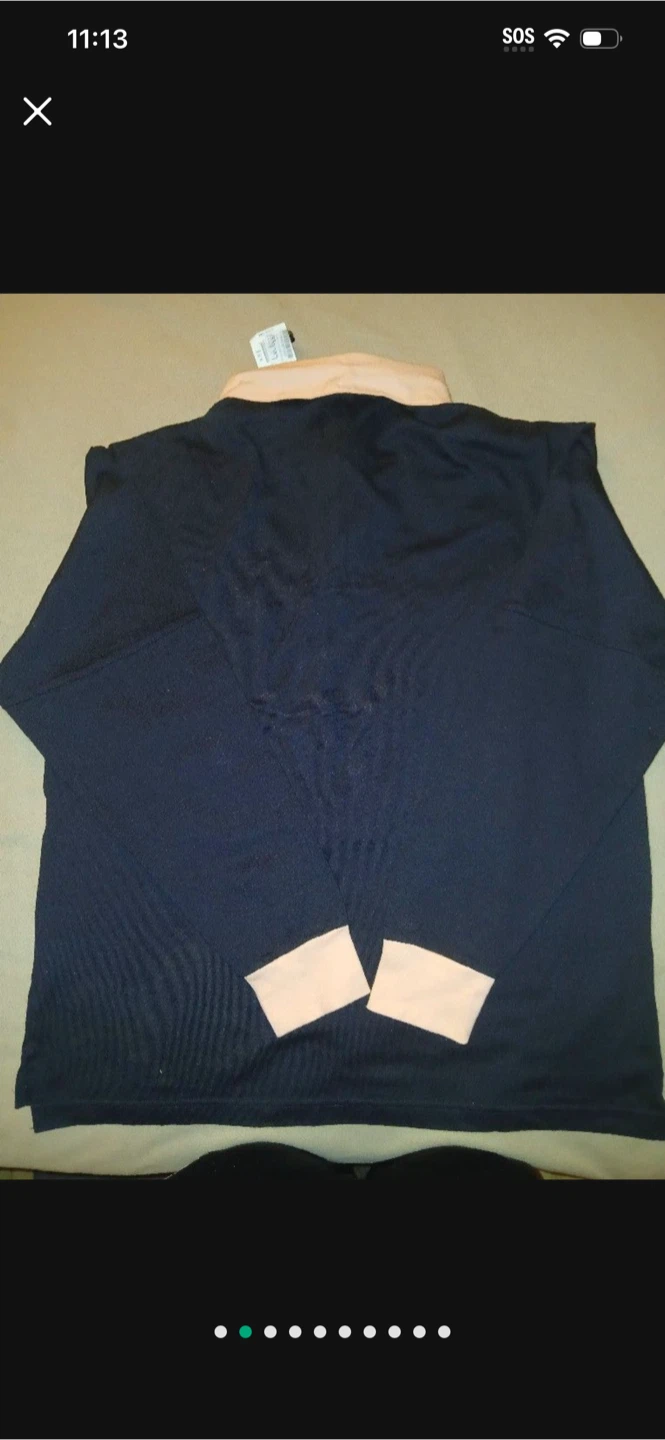 Adidas Rugby Polo Shirt - Size L - photo 2