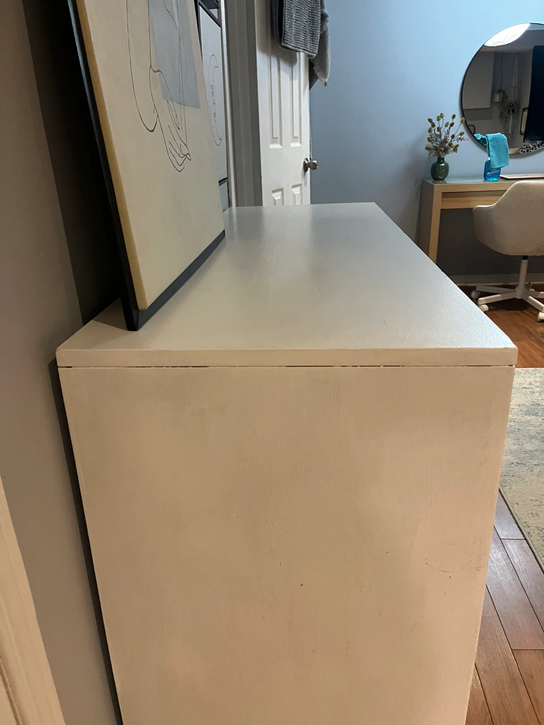 White 6-Drawer Dresser - photo 5