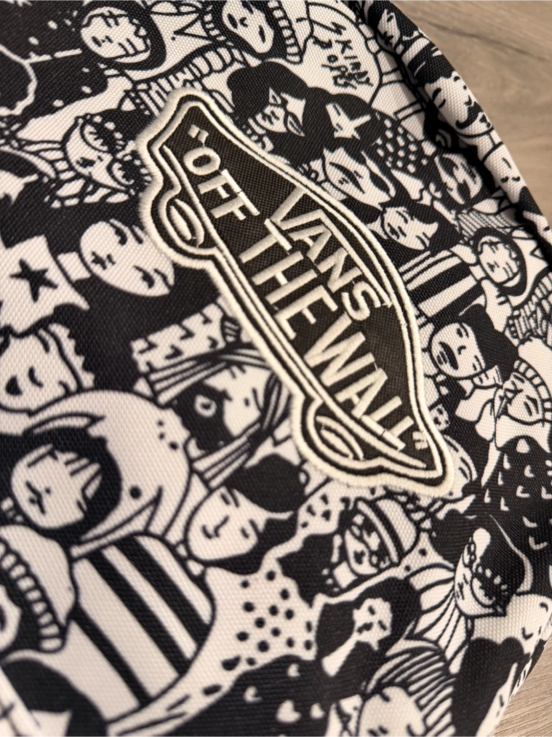 Vans 'Off The Wall' Backpack (NEW) - Black & White - photo 4
