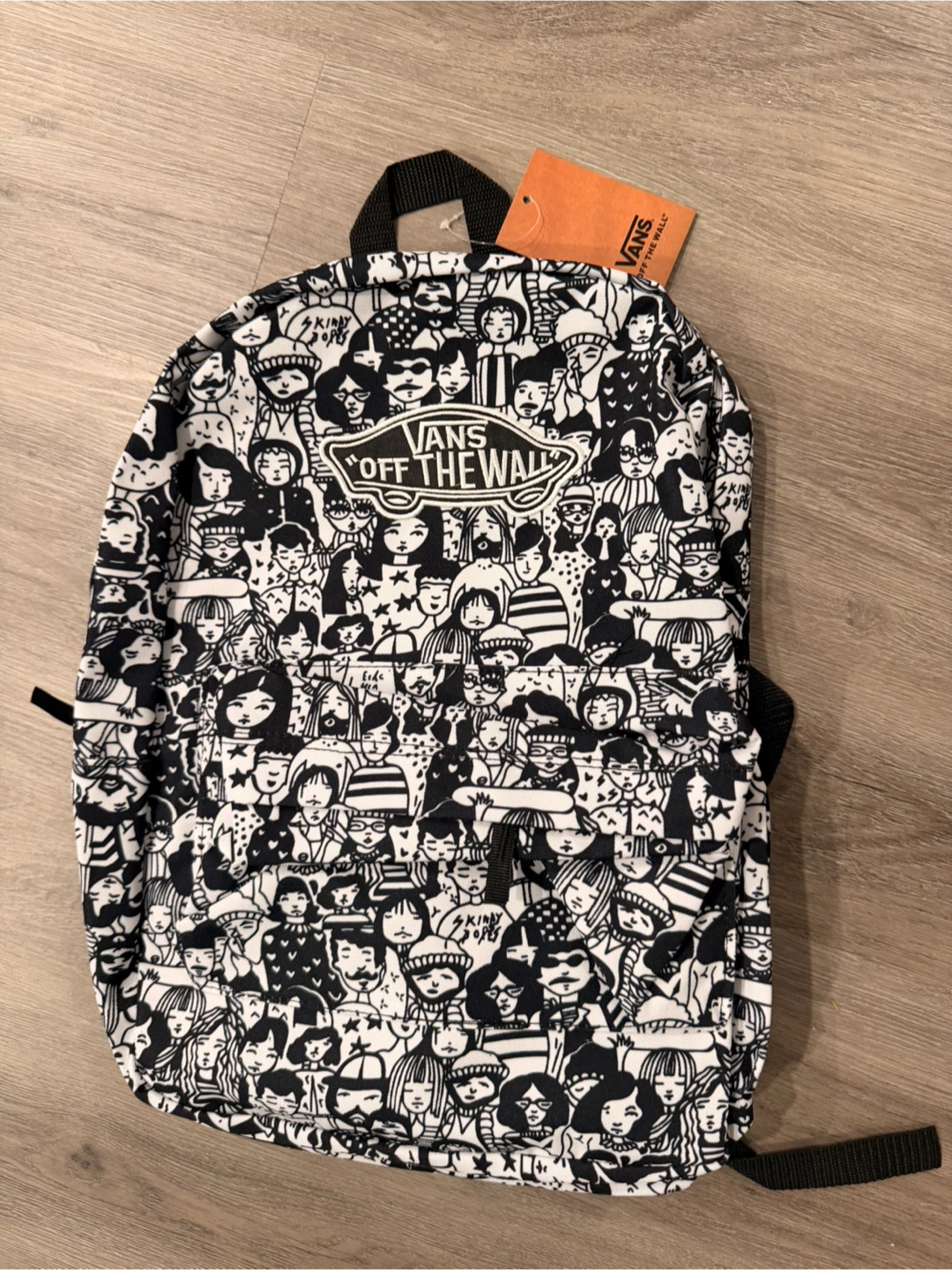 Vans 'Off The Wall' Backpack (NEW) - Black & White - photo 2