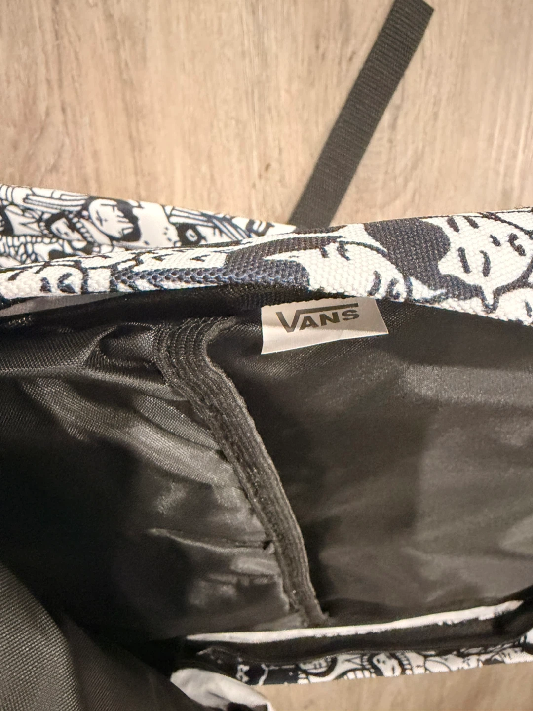 Vans 'Off The Wall' Backpack (NEW) - Black & White - photo 5