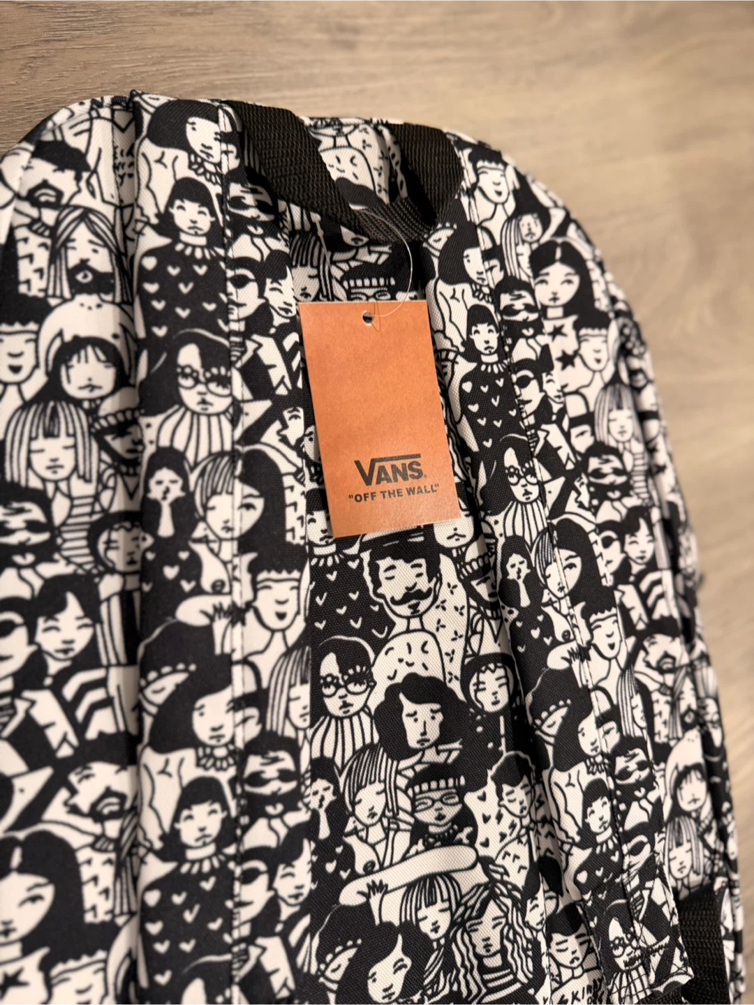 Vans 'Off The Wall' Backpack (NEW) - Black & White - photo 3