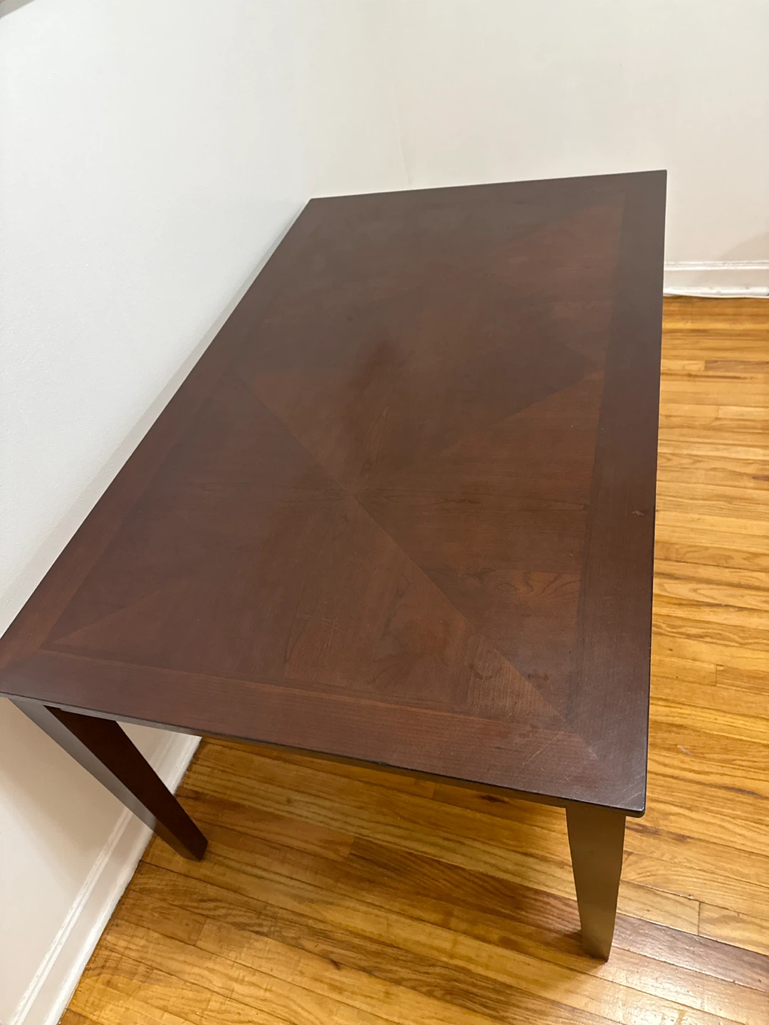 Dark Cherry Wooden Dining Table - photo 4