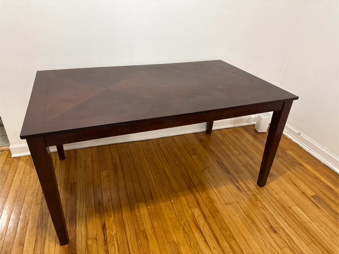 Dark Cherry Wooden Dining Table - photo 2