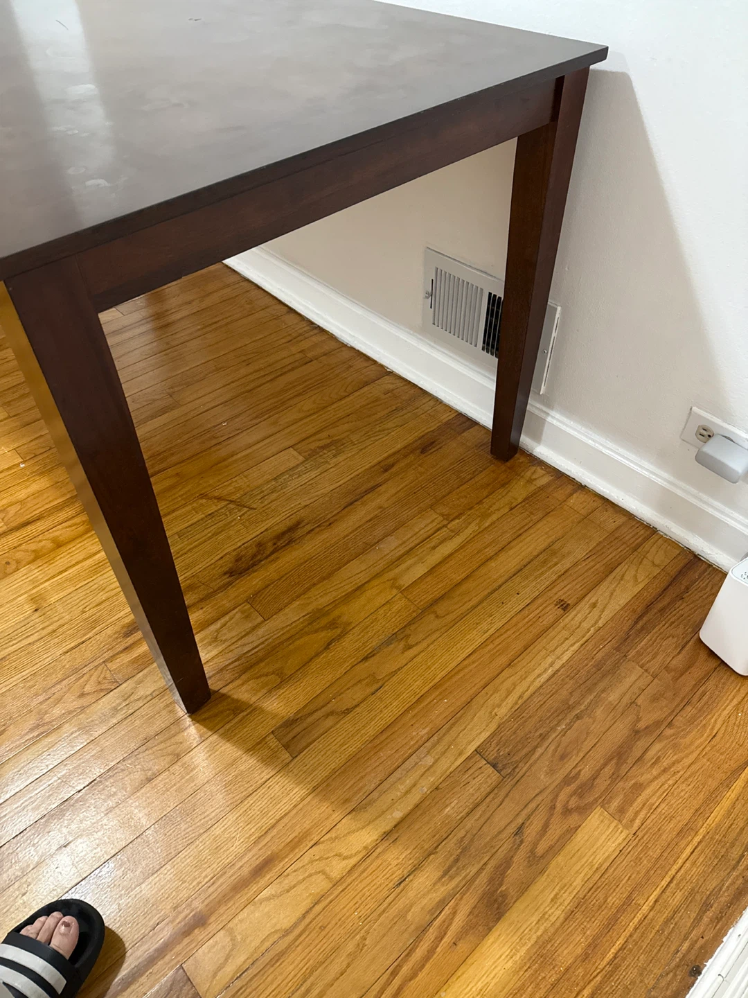 Dark Cherry Wooden Dining Table - photo 3