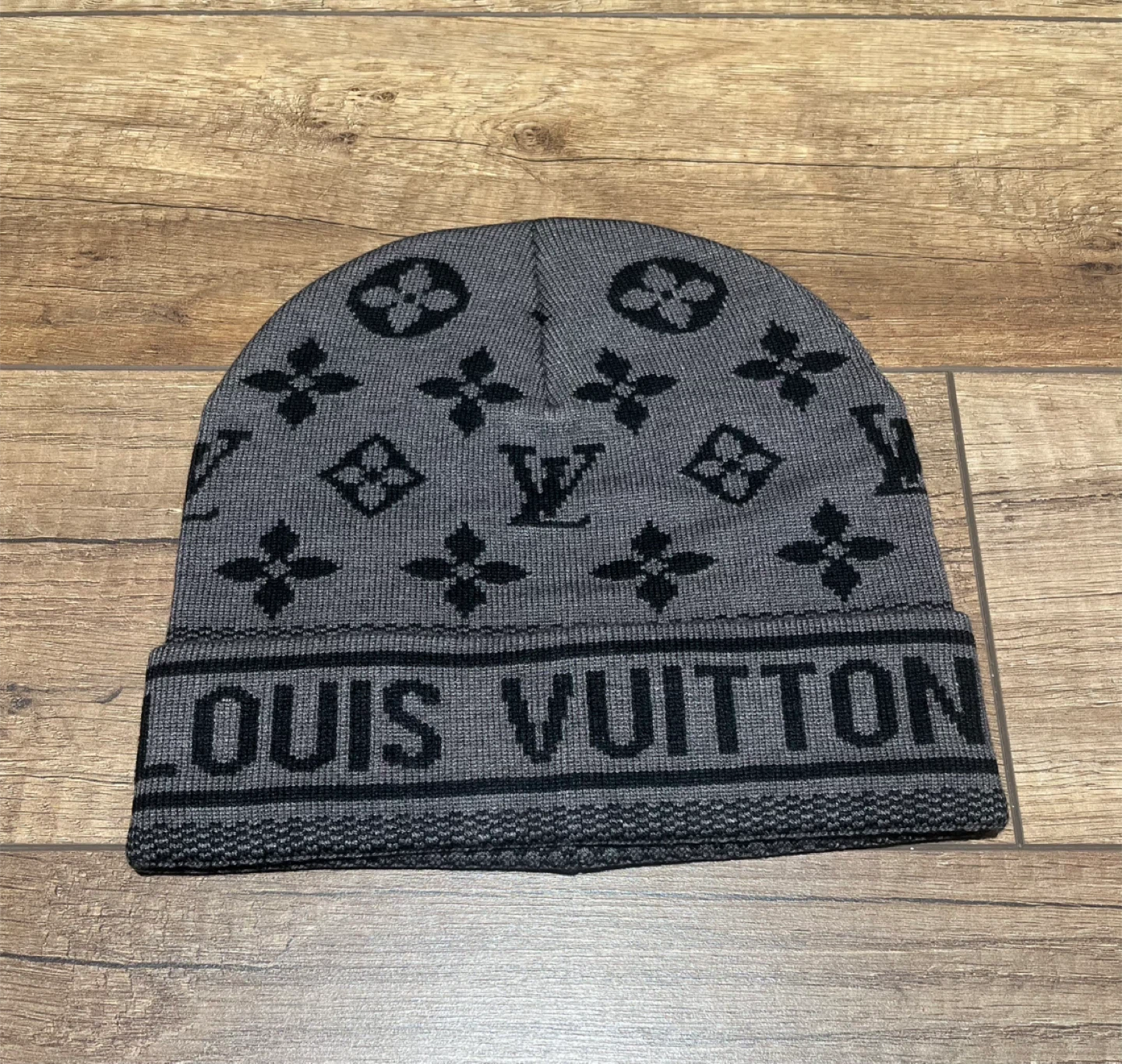 Louis Vuitton Gray Beanie