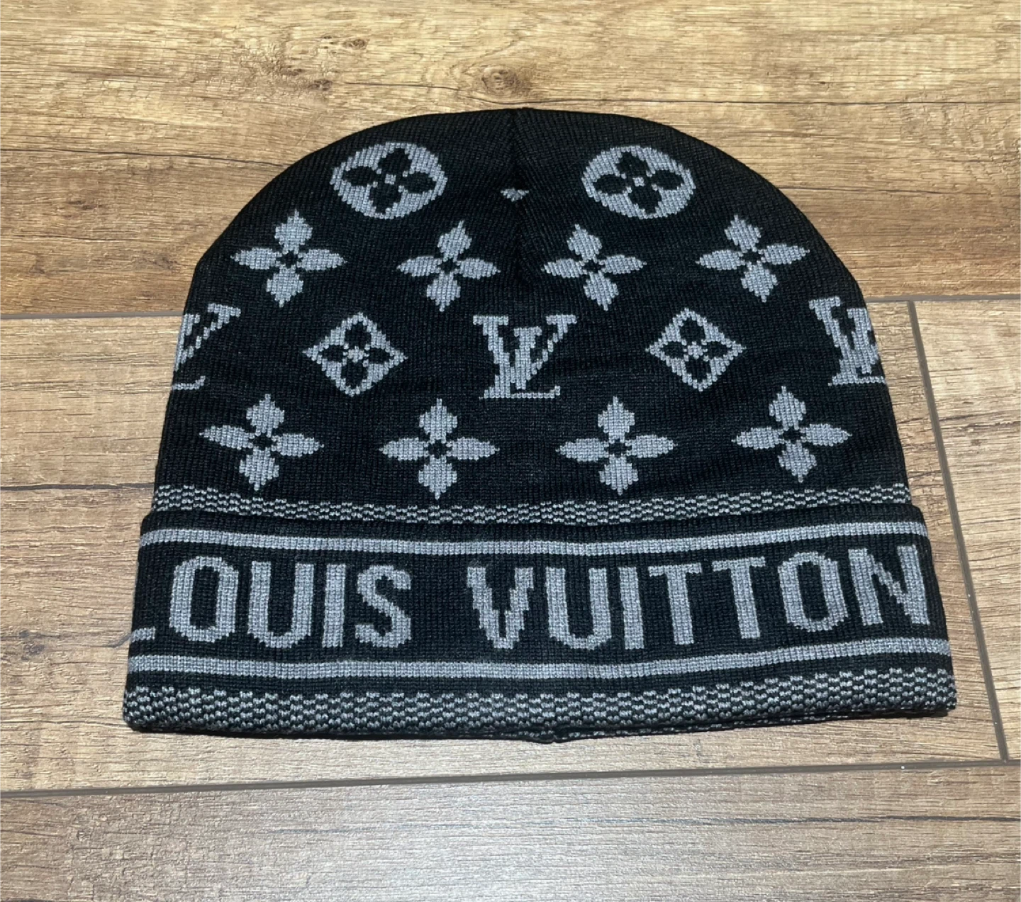 Louie Vuitton Black Beanie