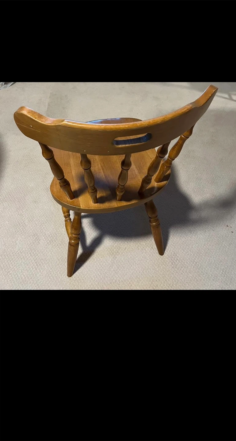 Wooden Dining Table with 2 Chairs - photo 3