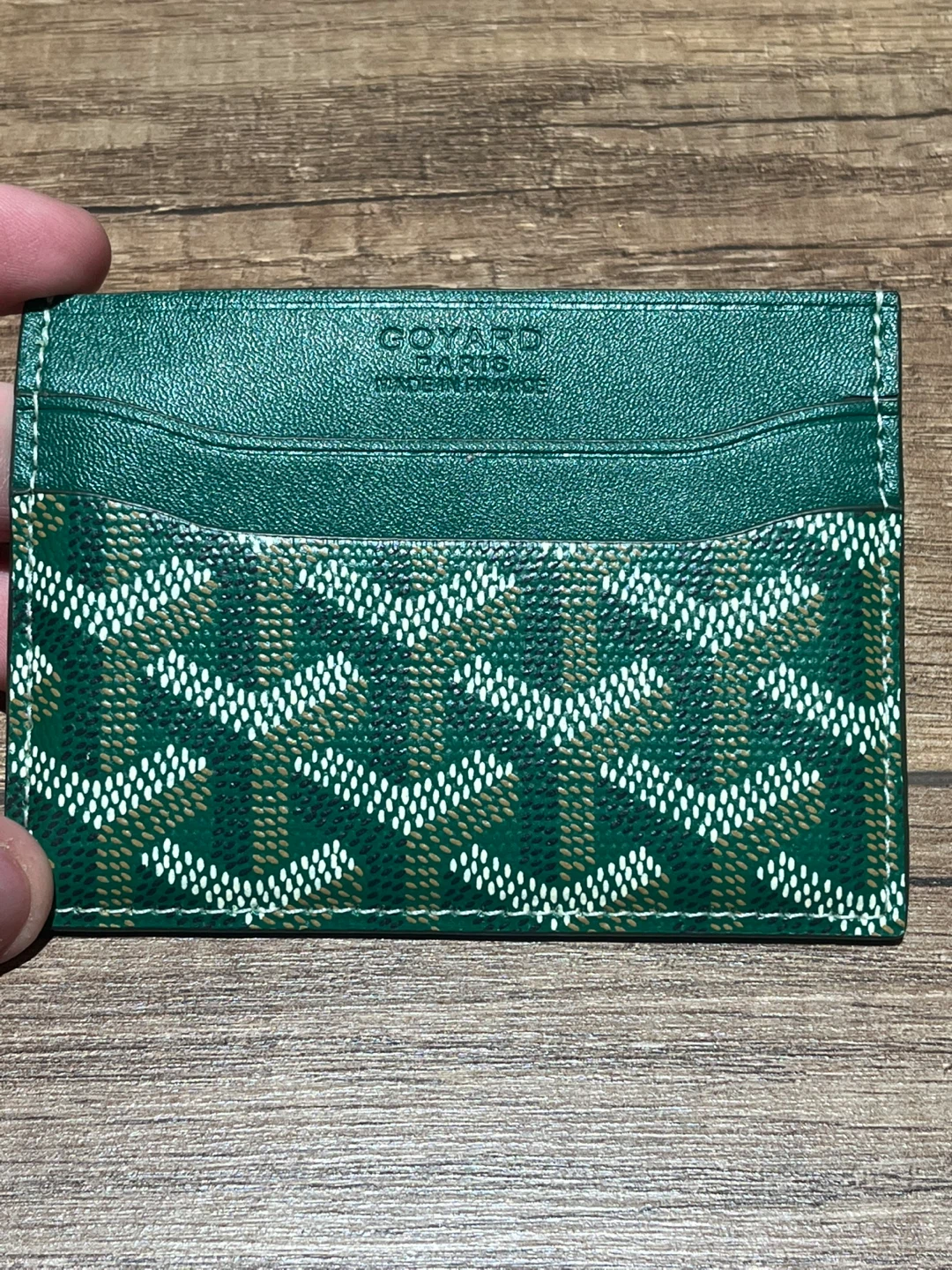 Goyard green card holder - photo 2