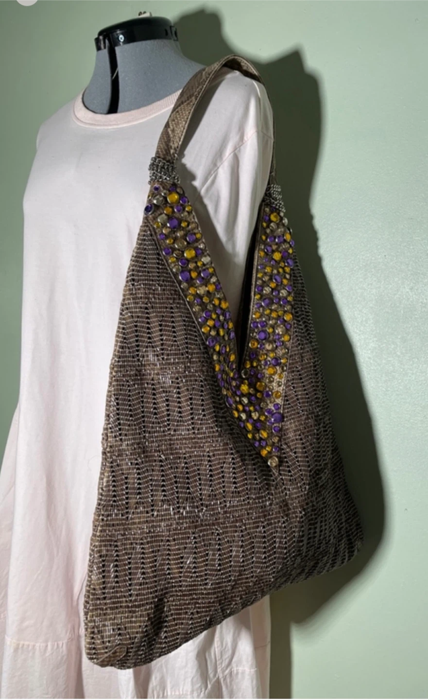 Faux Leather  Shoulder Bag  Vegan Leather Made in Canada