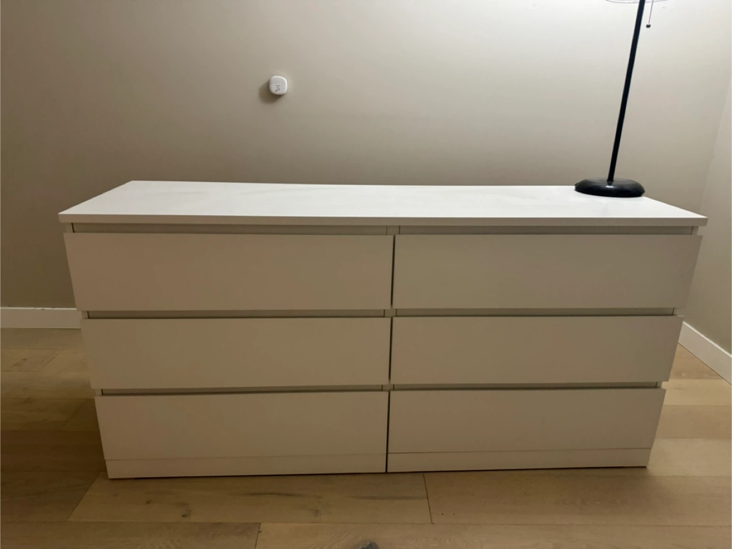 White IKEA Malm 6-Drawer Dresser - photo 2