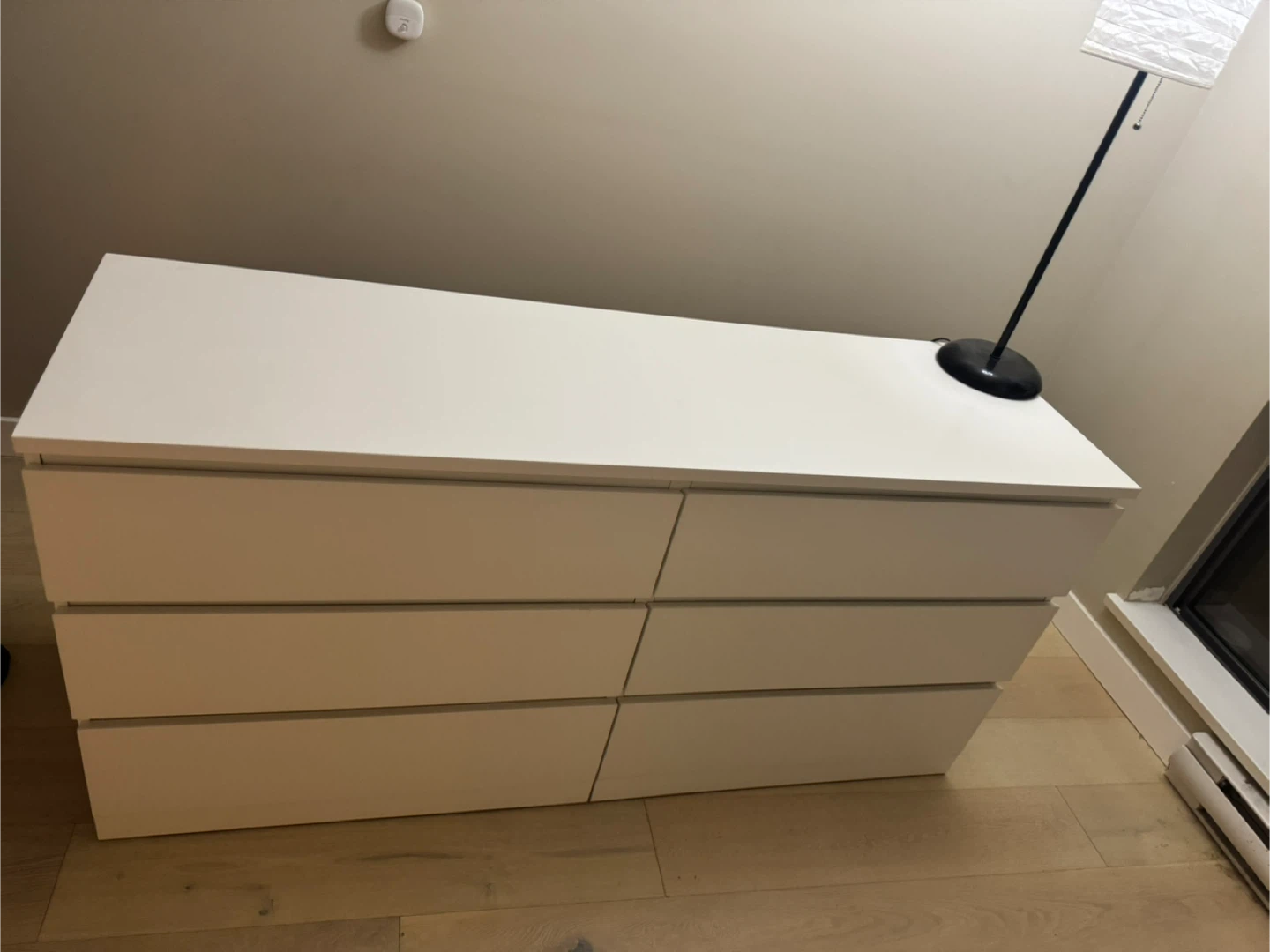 White IKEA Malm 6-Drawer Dresser - photo 3