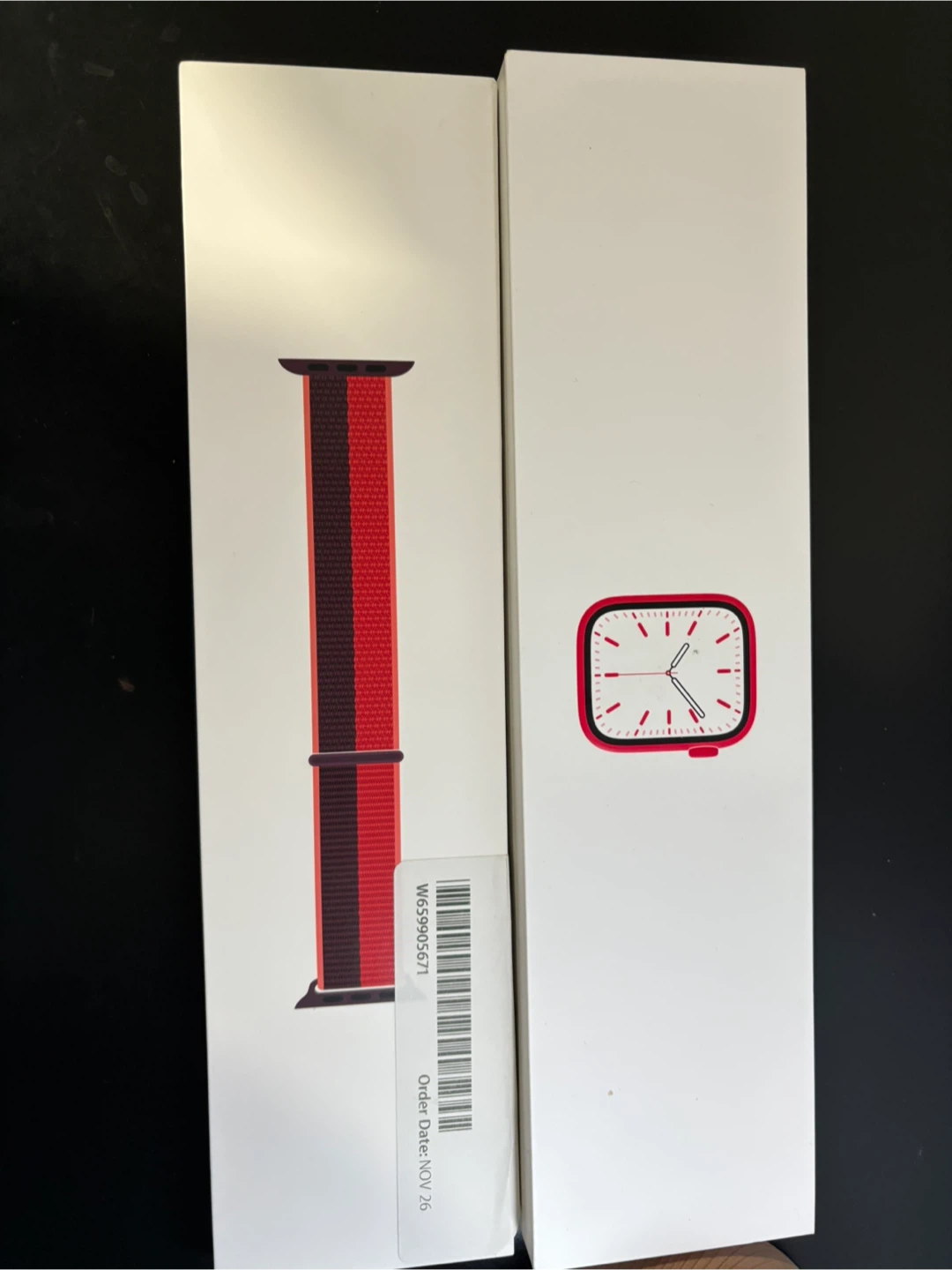 Apple Watch Band - Red/Black - photo 2