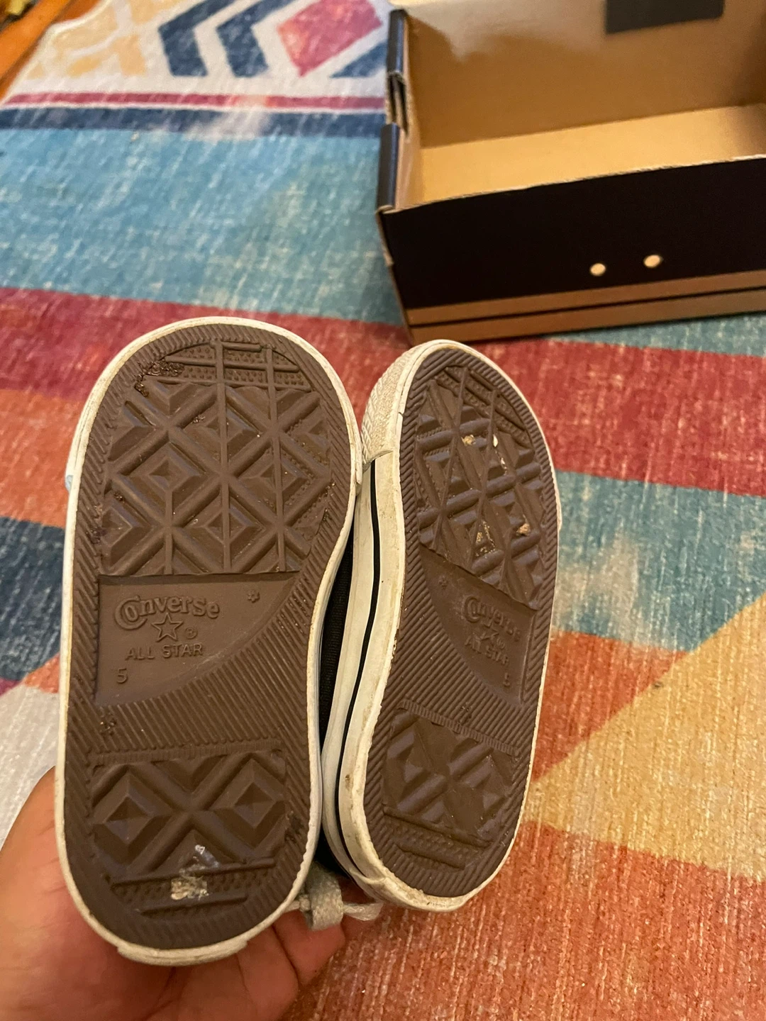 Converse All Star Black Toddler Shoes - Size 5 - photo 4