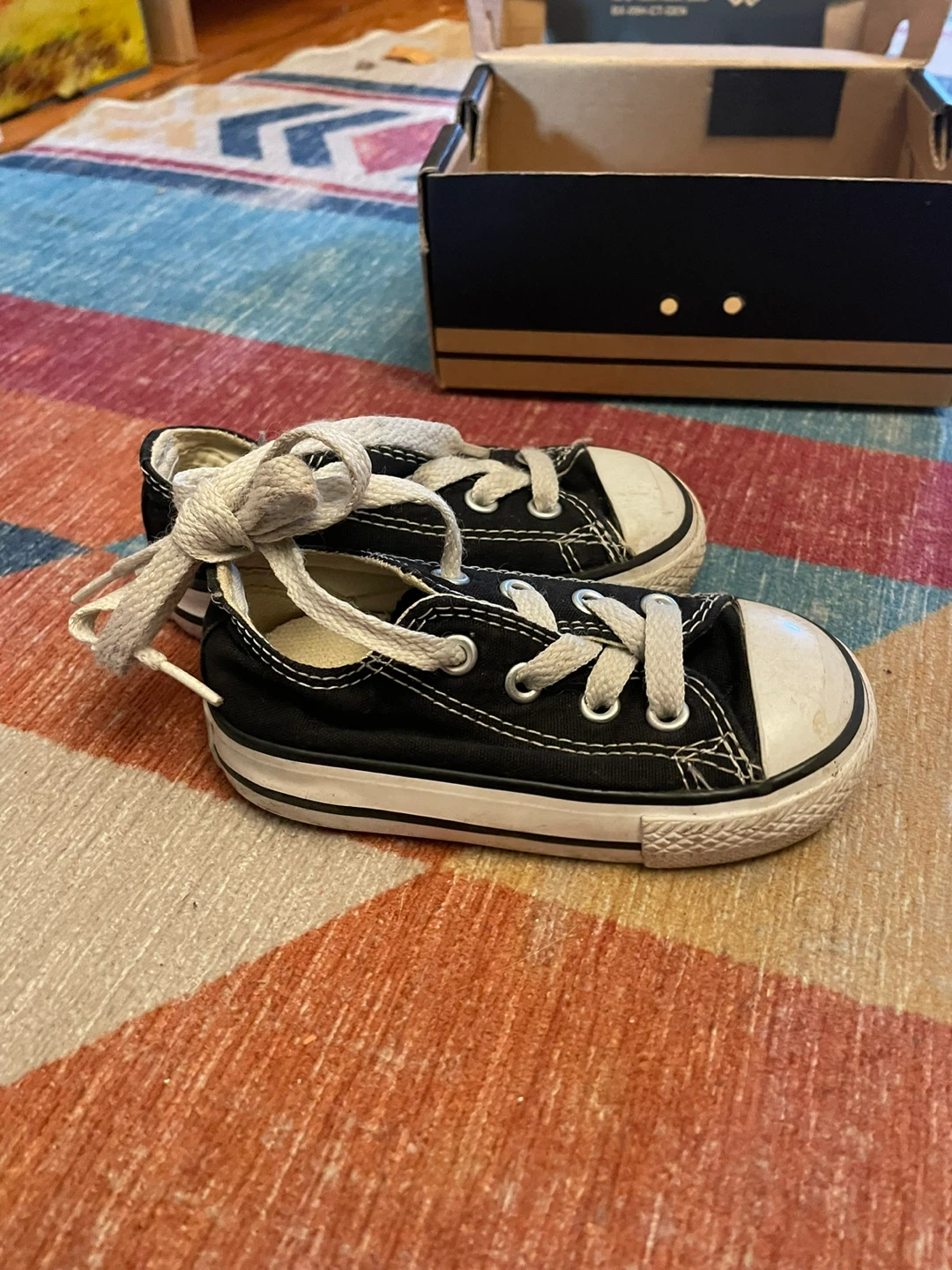 Converse All Star Black Toddler Shoes - Size 5 - photo 3