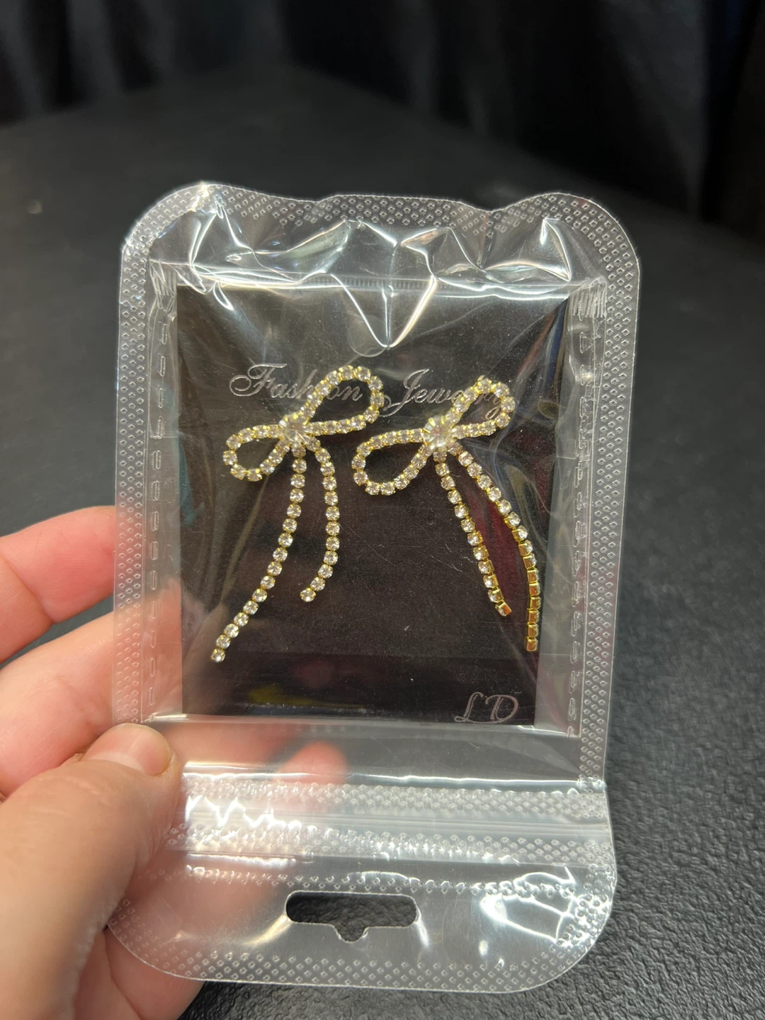 Fashion Jewelry Bow Earrings - Gold - photo 4