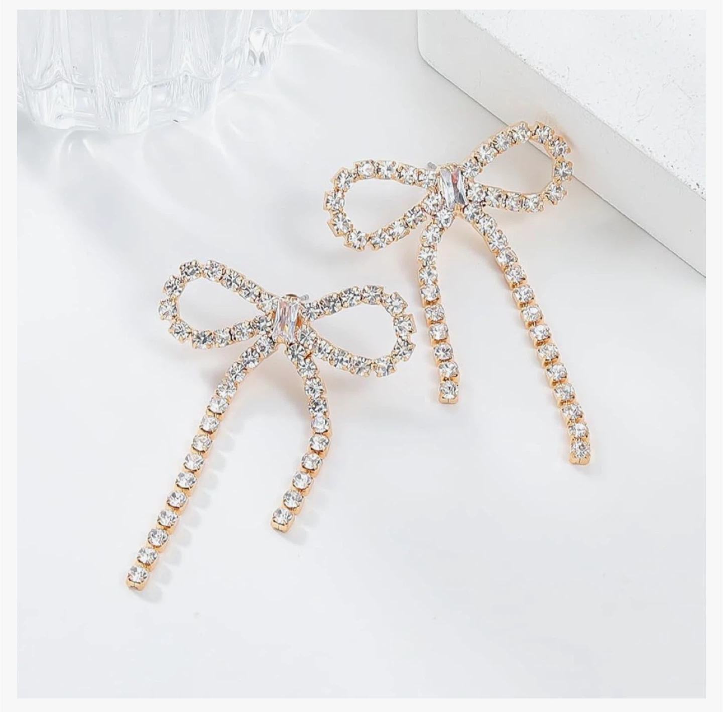 Fashion Jewelry Bow Earrings - Gold - photo 2