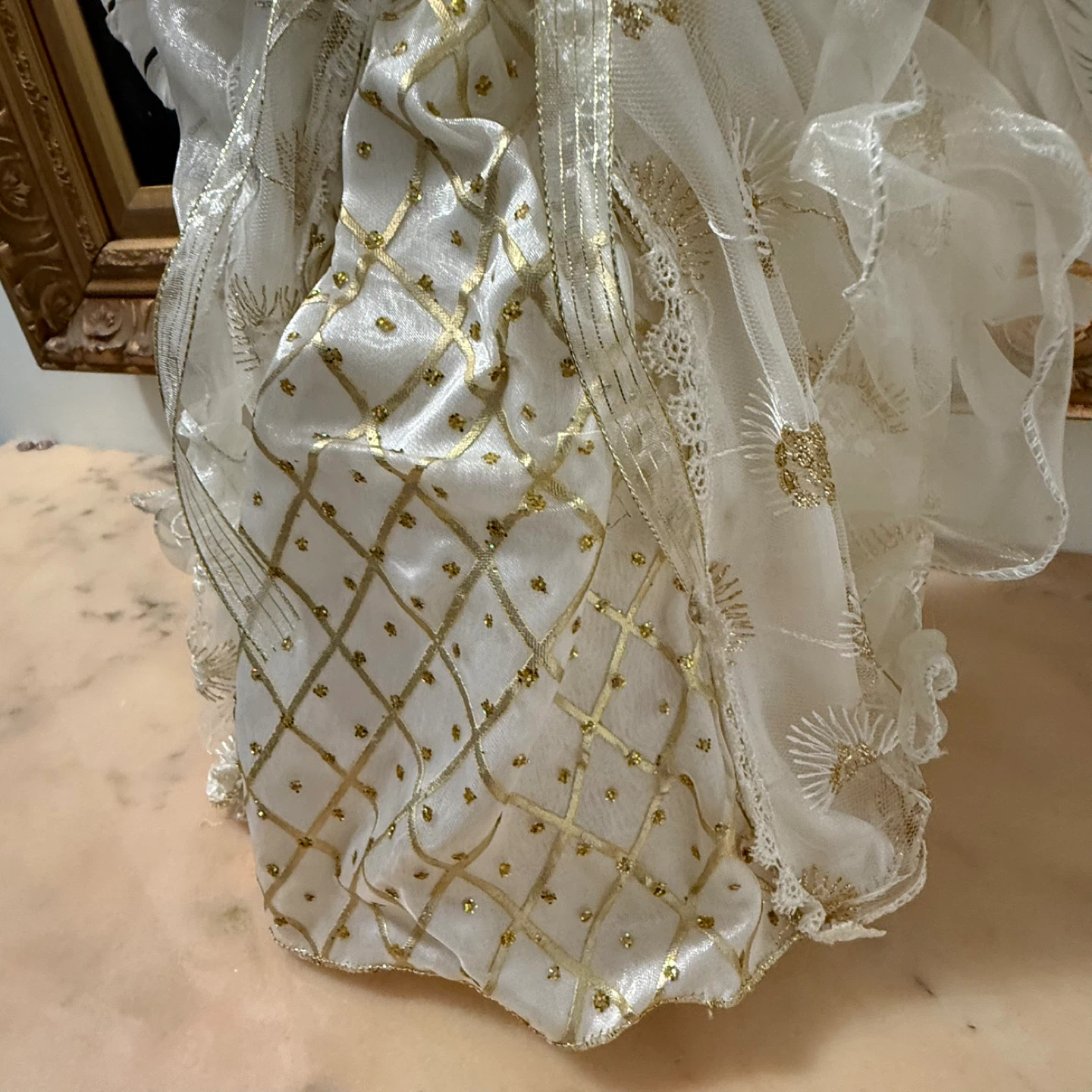 Large Christmas tabletop angel - photo 3